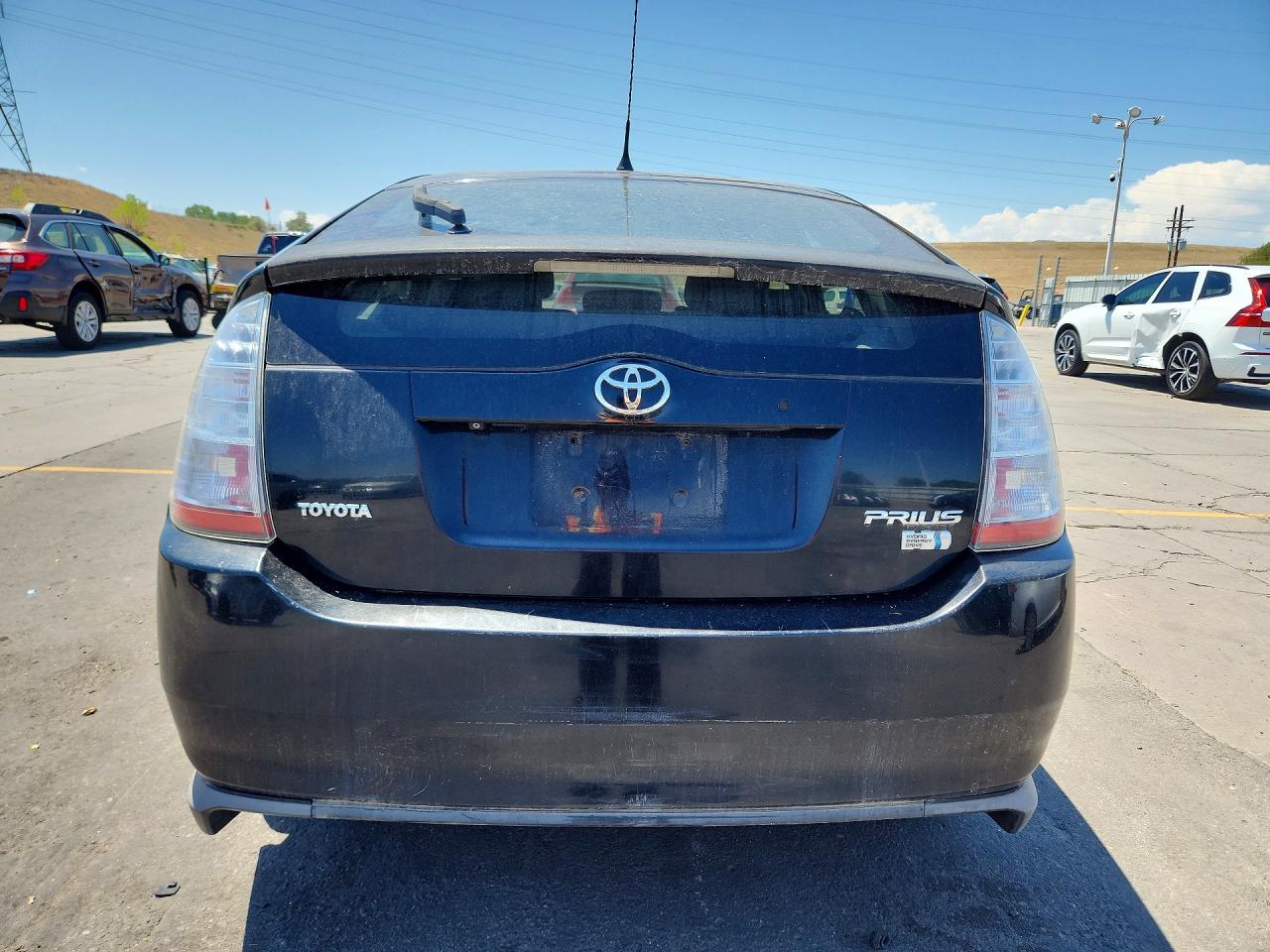 2007 Toyota Prius Base Черный vin: JTDKB20U377588432