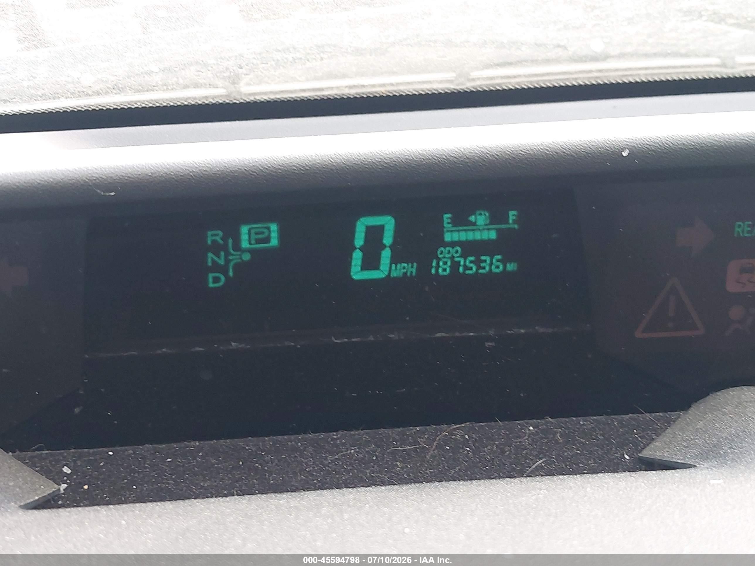 2007 Toyota Prius   Белый vin: JTDKB20U377603978