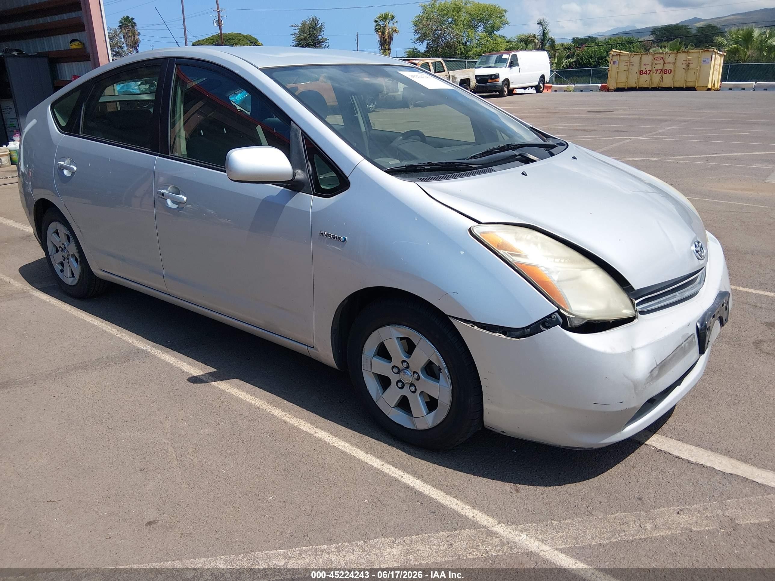 2007 Toyota Prius Touring Silver vin: JTDKB20U377625673