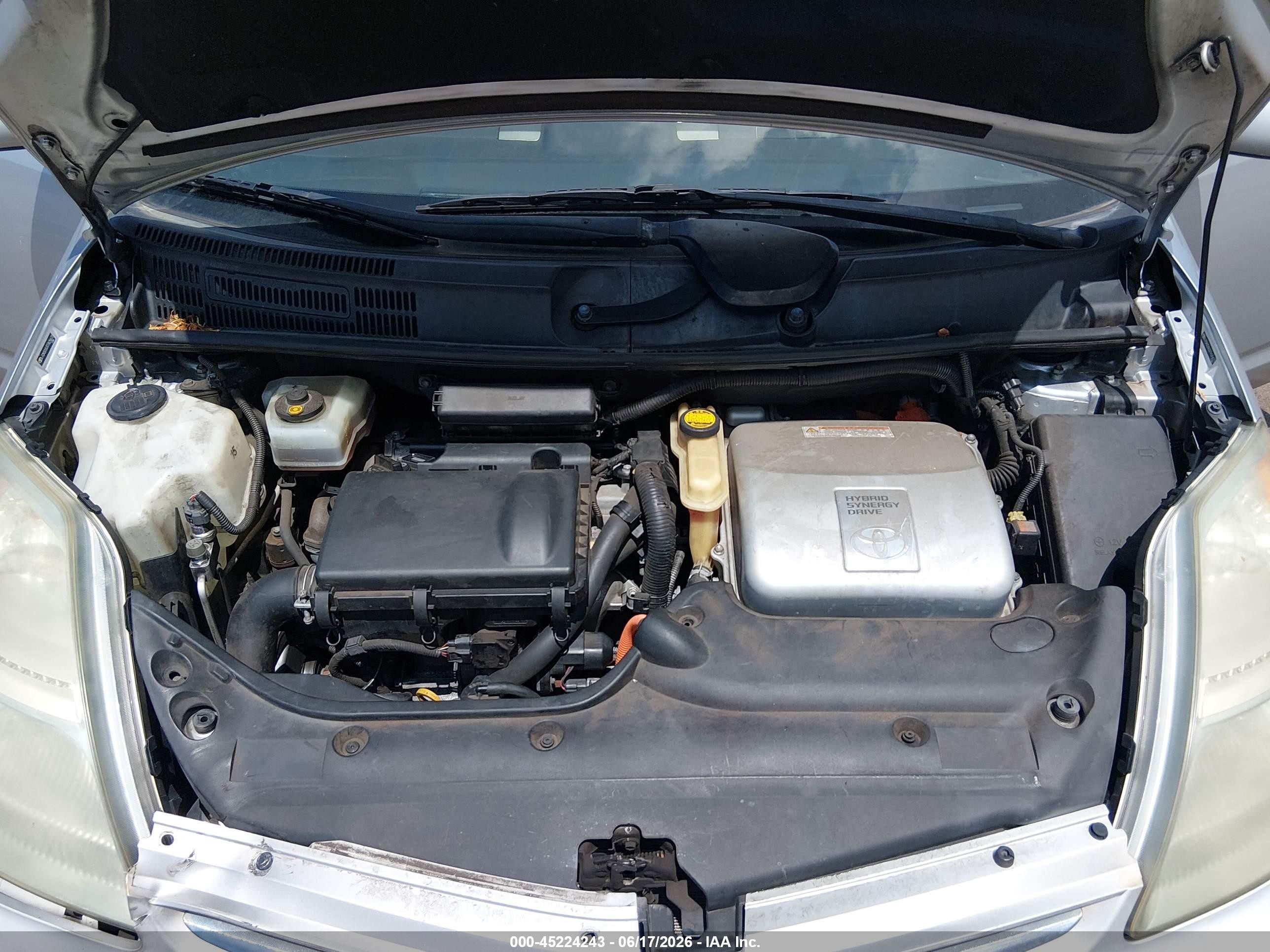 2007 Toyota Prius Touring Серебряный vin: JTDKB20U377625673