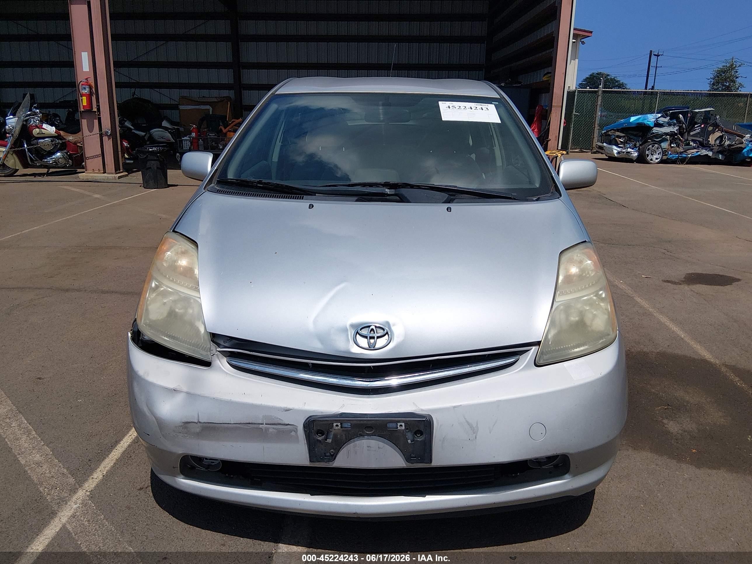 2007 Toyota Prius Touring Серебряный vin: JTDKB20U377625673
