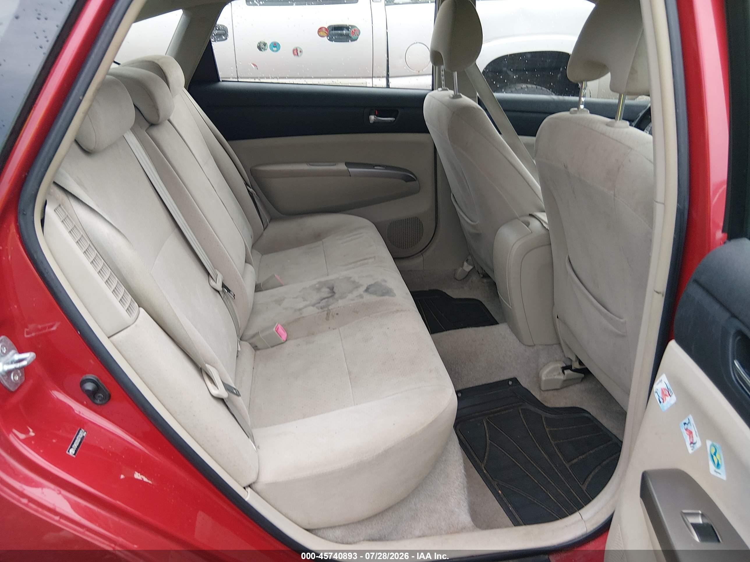 2007 Toyota Prius   Красный vin: JTDKB20U377628704