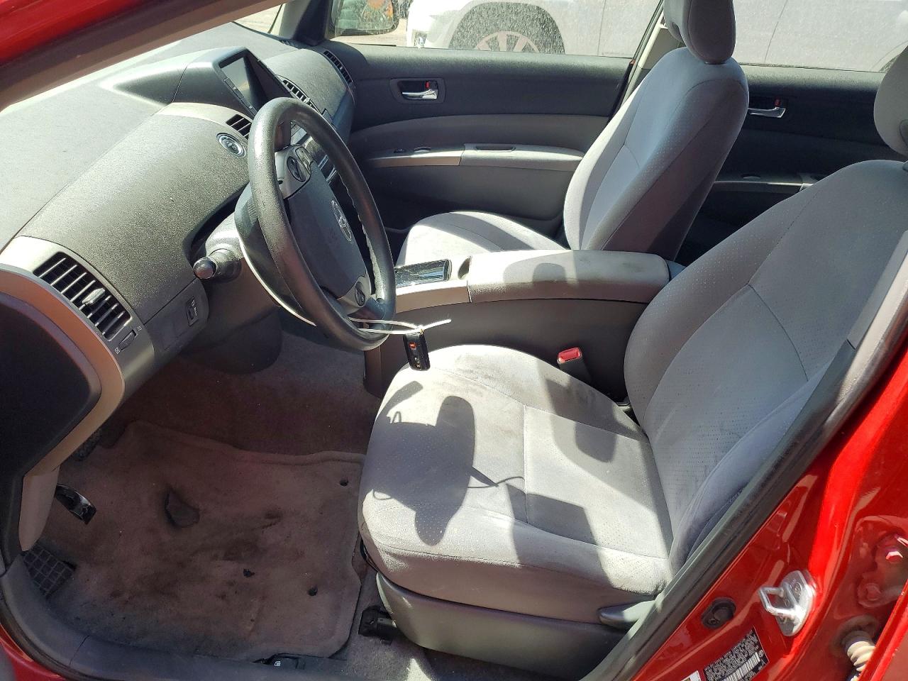 2007 Toyota Prius Base Red vin: JTDKB20U377628802