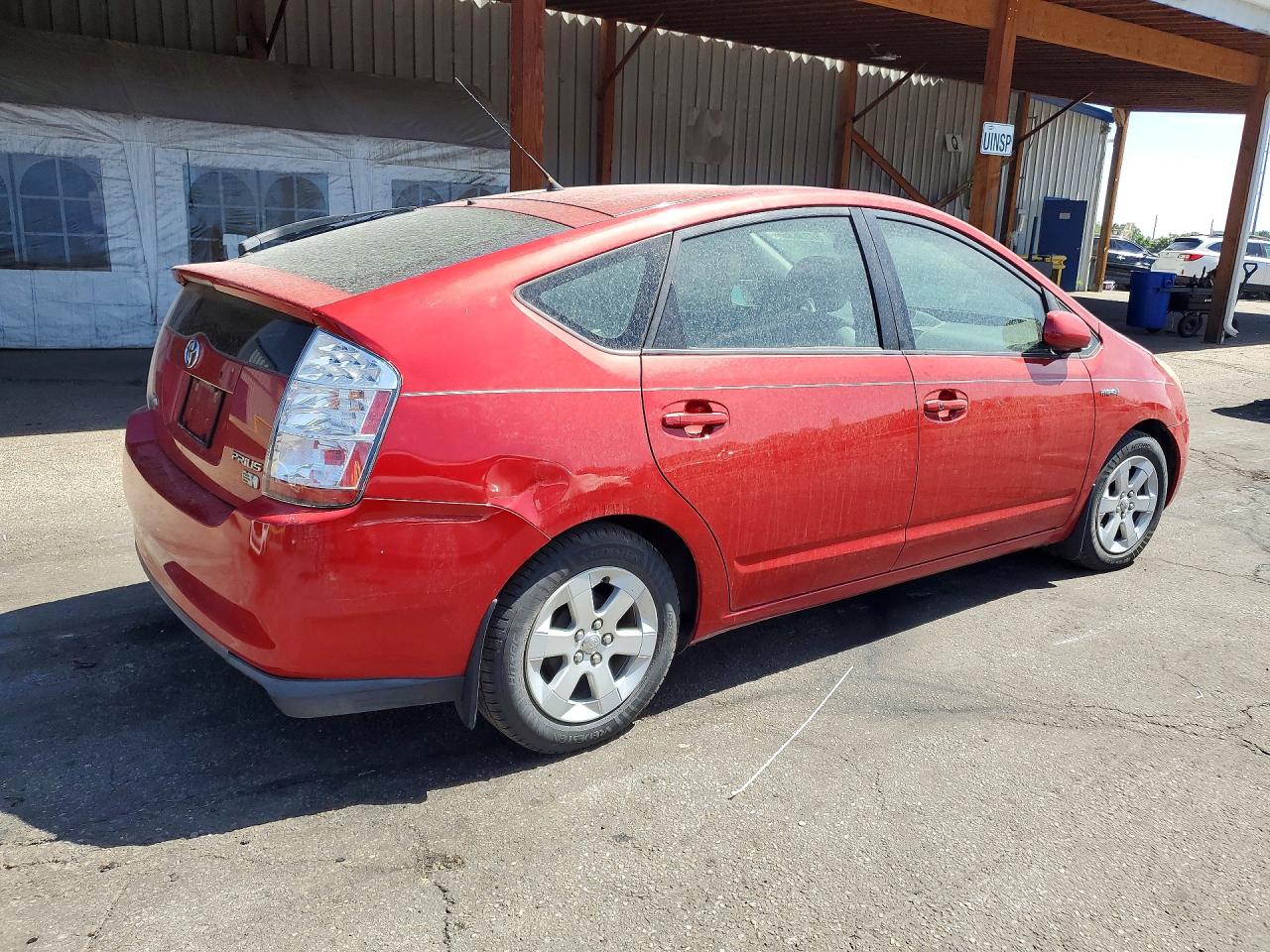 2007 Toyota Prius Base Red vin: JTDKB20U377628802