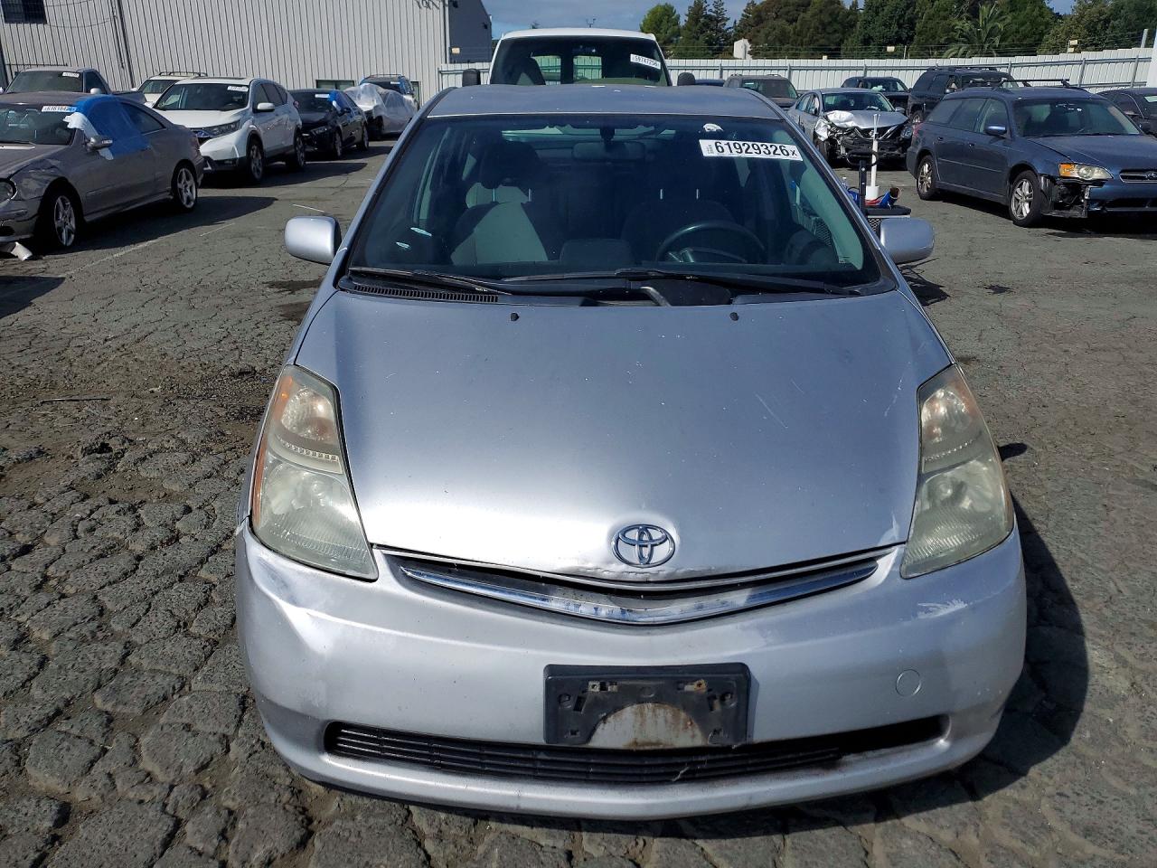 2007 Toyota Prius Base Silver vin: JTDKB20U377629156