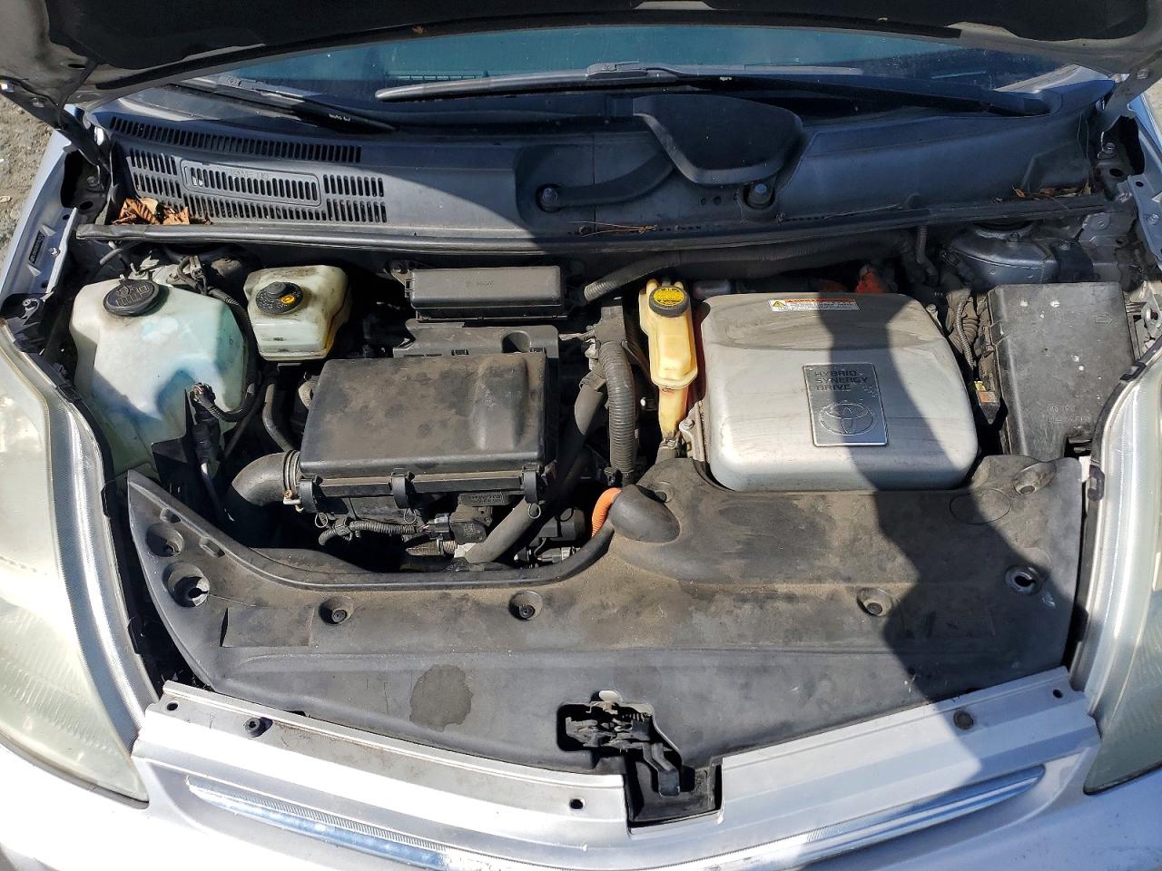 2007 Toyota Prius Base Silver vin: JTDKB20U377629156