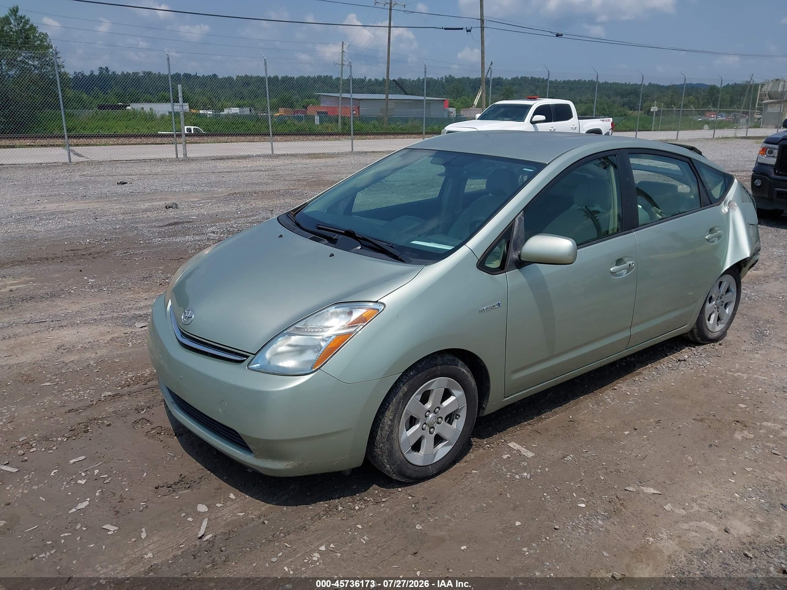 2007 Toyota Prius   Green vin: JTDKB20U377629531