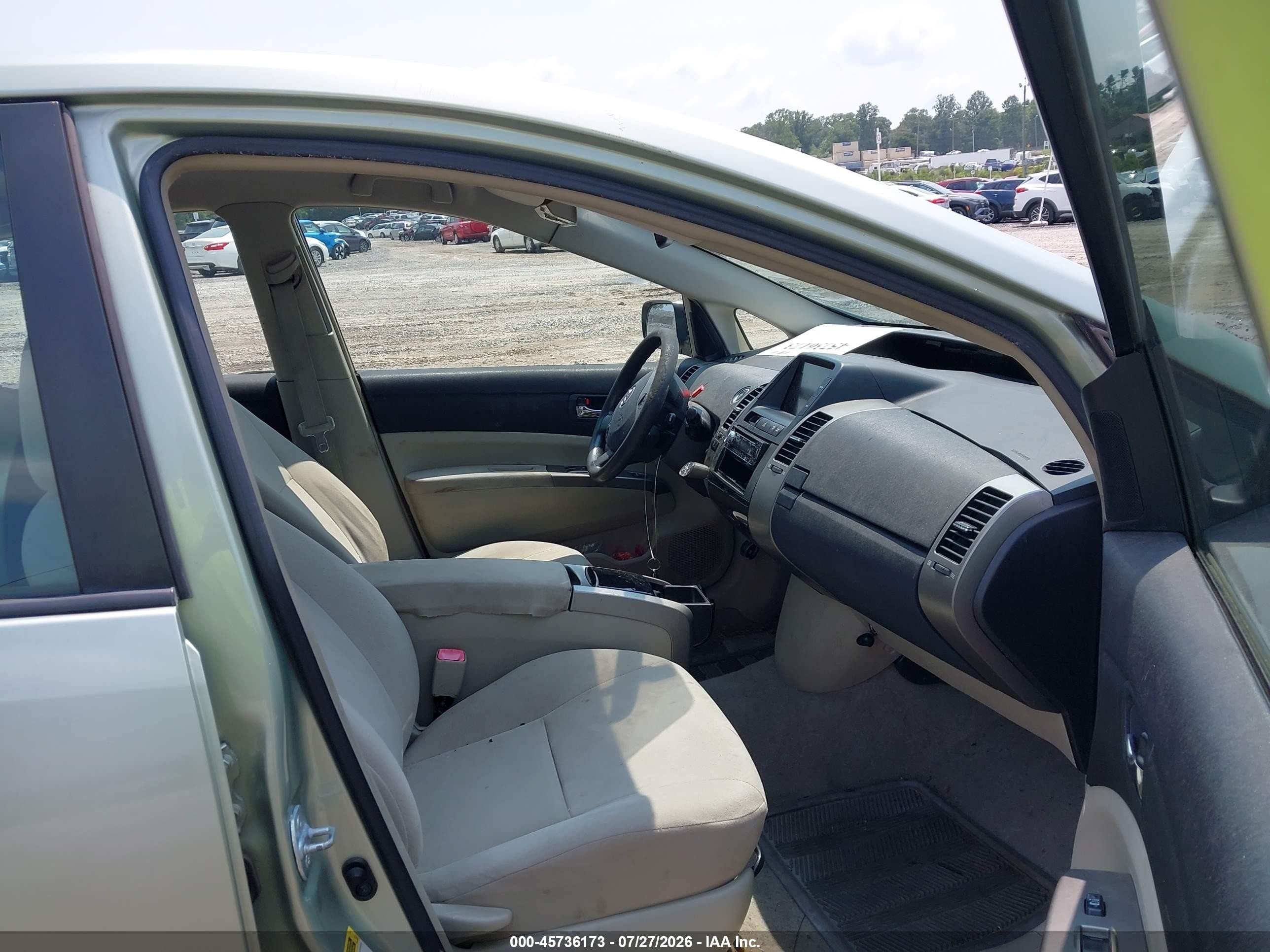 2007 Toyota Prius   Green vin: JTDKB20U377629531