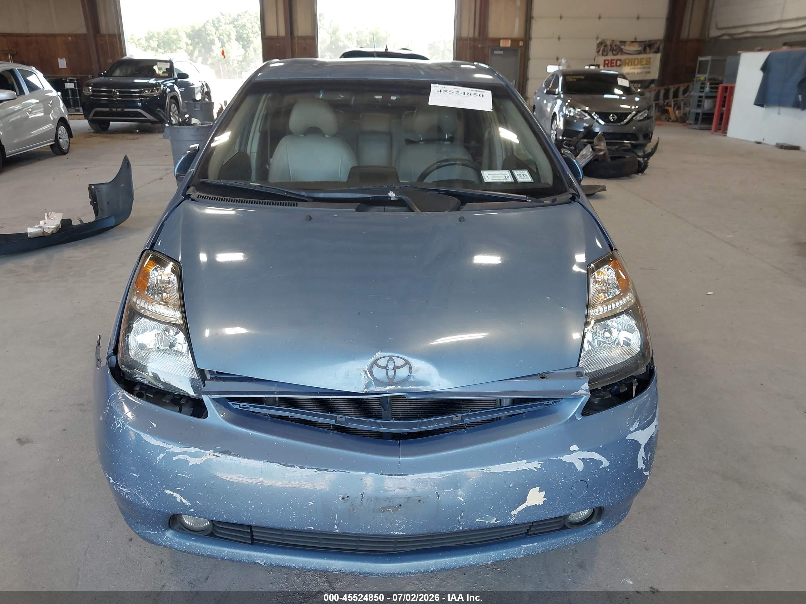 2007 Toyota Prius Touring Синий vin: JTDKB20U377632493
