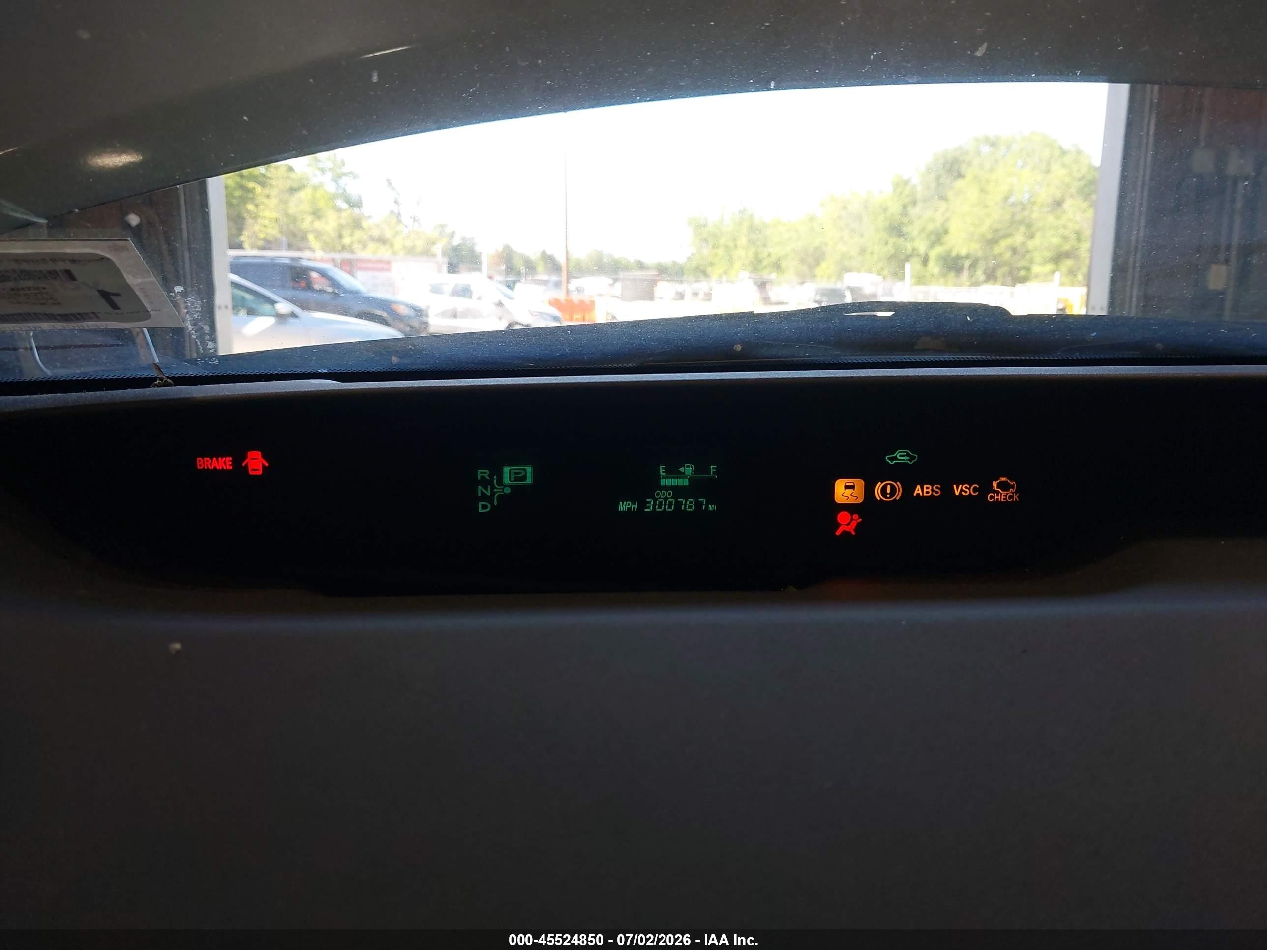 2007 Toyota Prius Touring Синий vin: JTDKB20U377632493