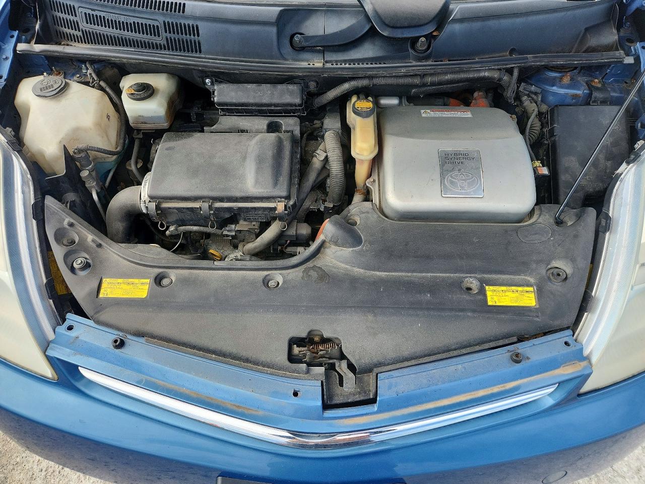 2007 Toyota Prius Base Blue vin: JTDKB20U377633126