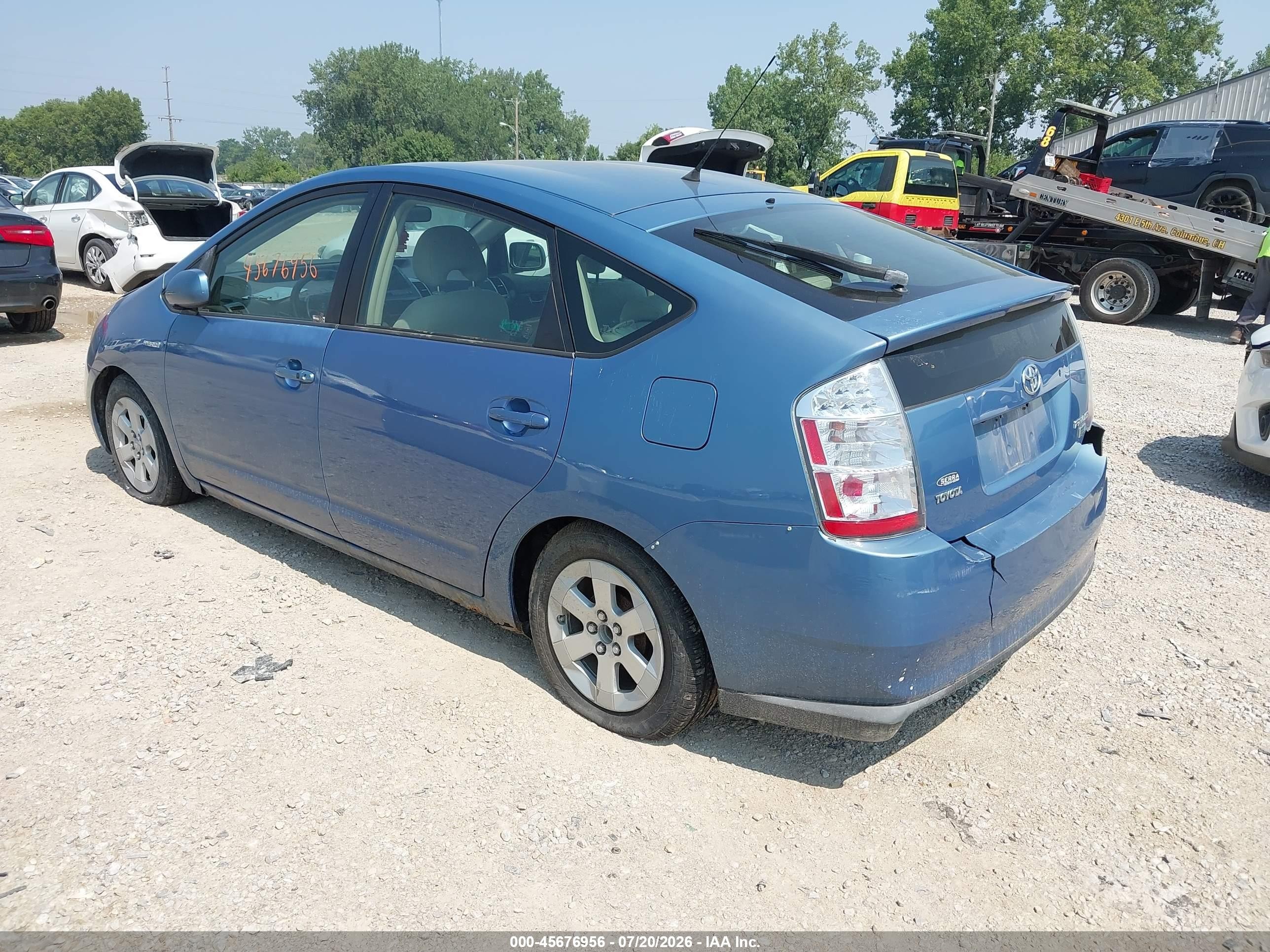 2007 Toyota Prius   Blue vin: JTDKB20U377638472
