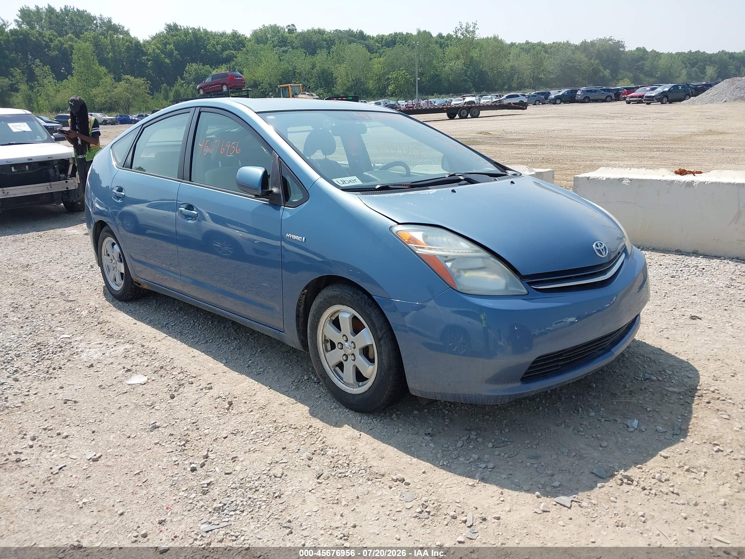 2007 Toyota Prius   Blue vin: JTDKB20U377638472