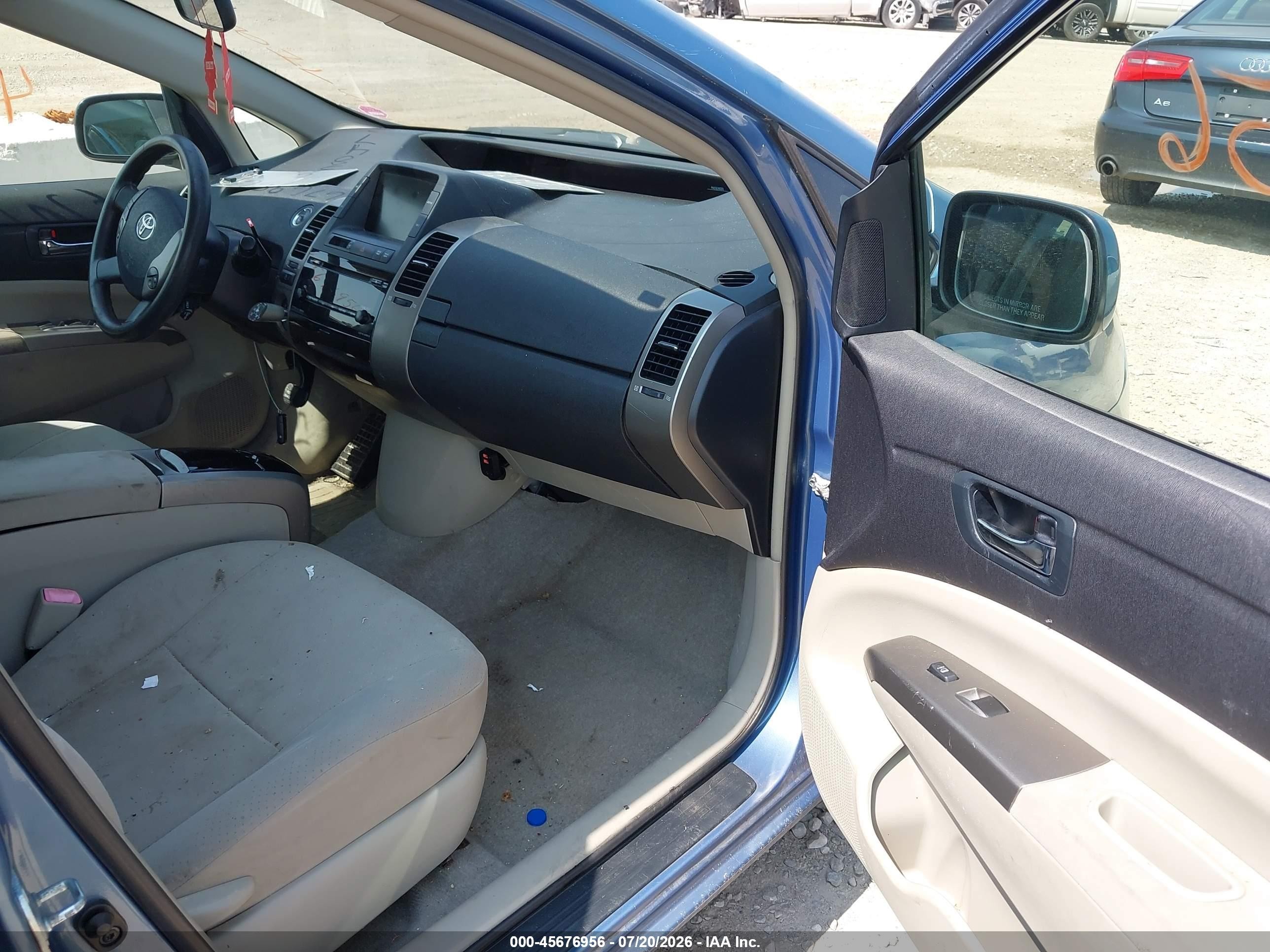 2007 Toyota Prius   Blue vin: JTDKB20U377638472