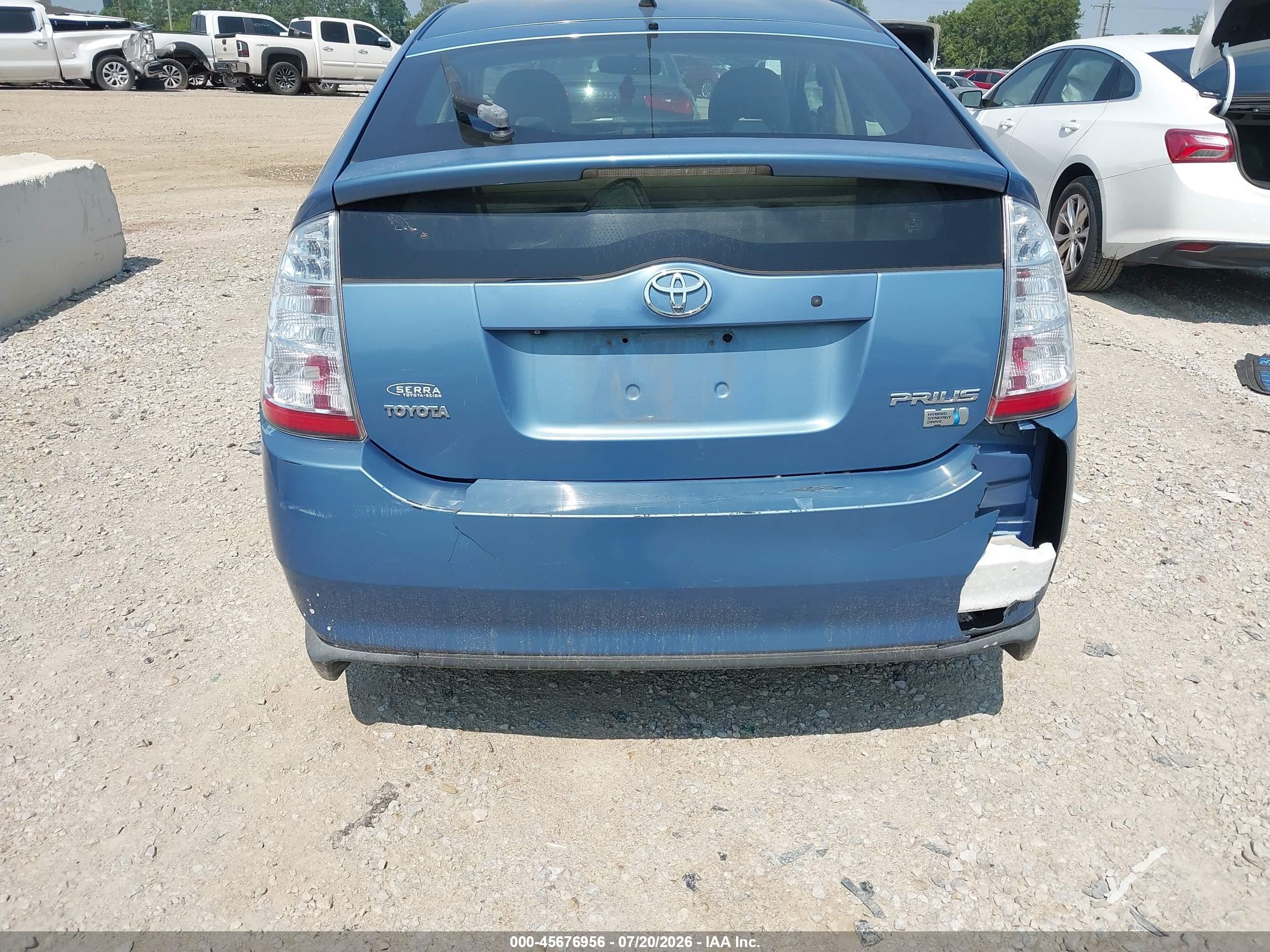 2007 Toyota Prius   Blue vin: JTDKB20U377638472