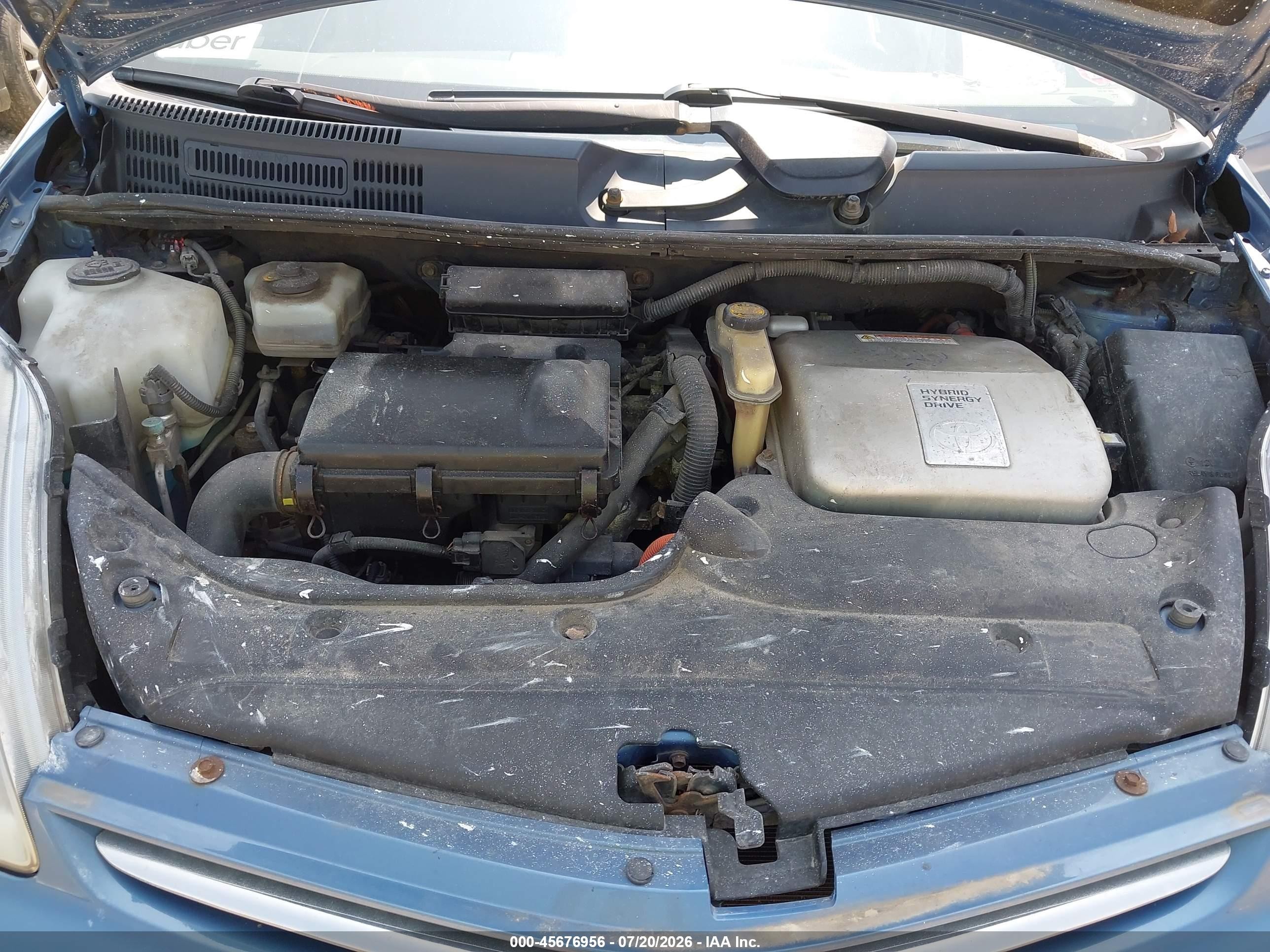 2007 Toyota Prius   Blue vin: JTDKB20U377638472