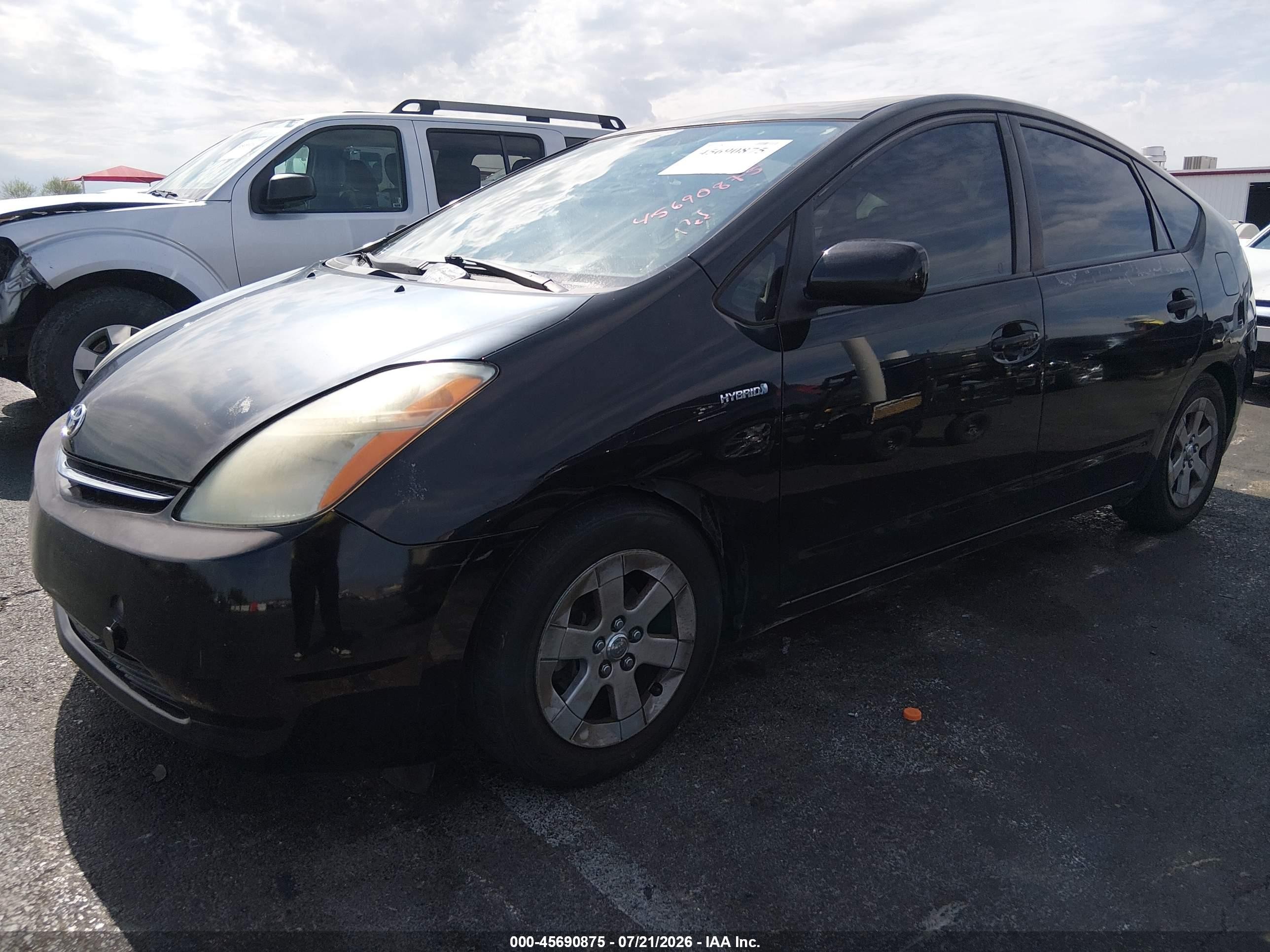 2007 Toyota Prius   Black vin: JTDKB20U377642926