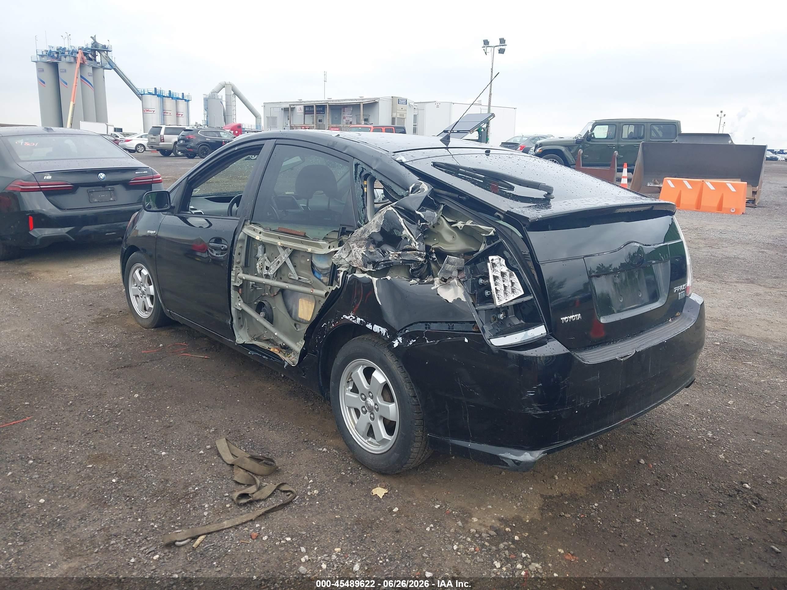 2007 Toyota Prius   Black vin: JTDKB20U377647513
