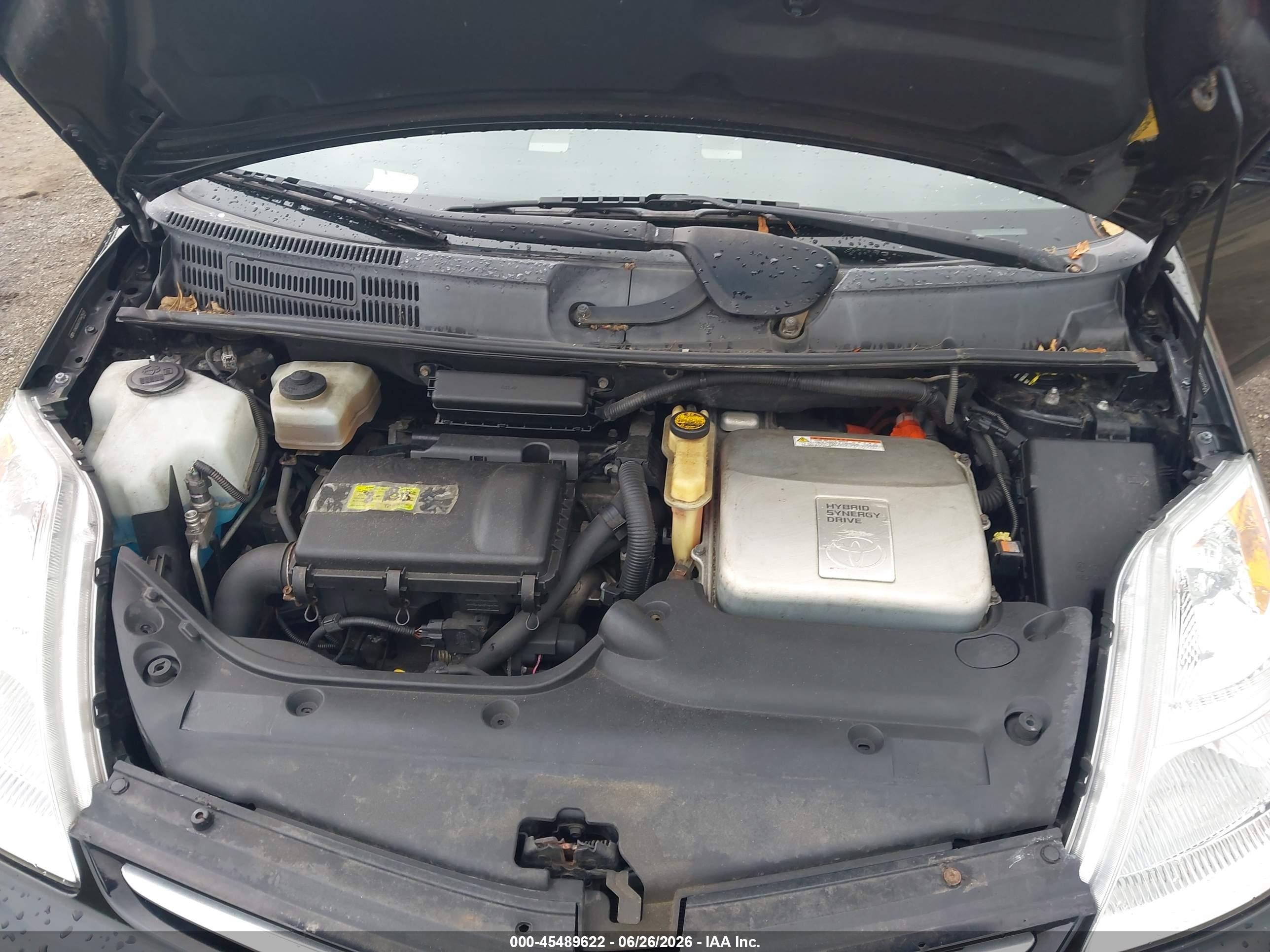 2007 Toyota Prius   Black vin: JTDKB20U377647513