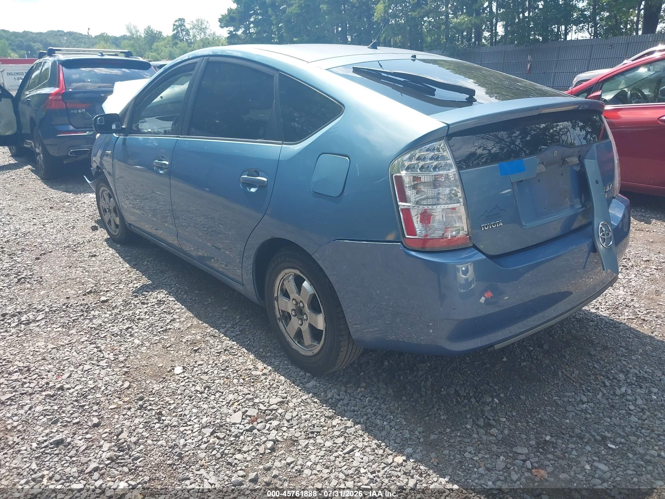 2007 Toyota Prius   Blue vin: JTDKB20U377651450