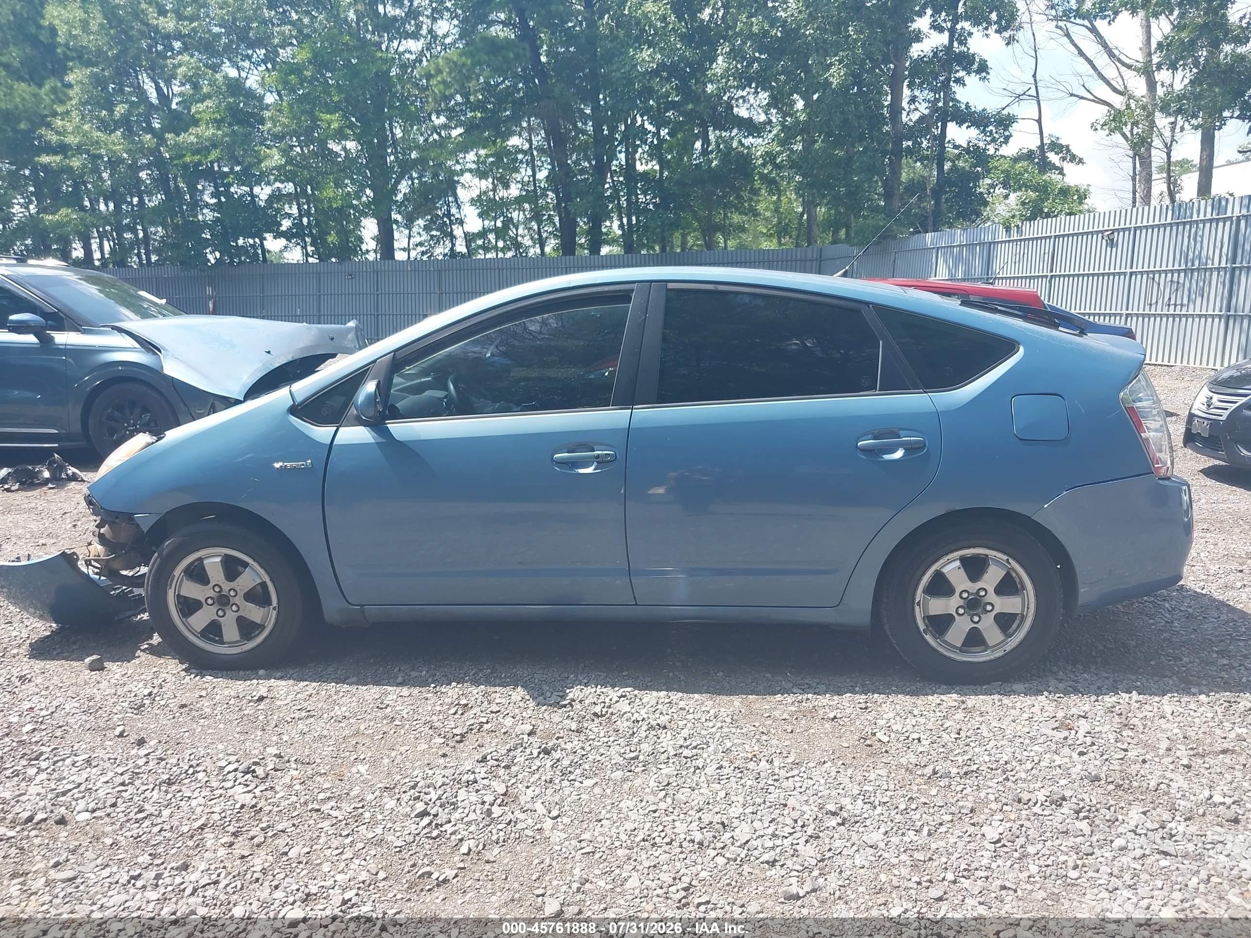 2007 Toyota Prius   Blue vin: JTDKB20U377651450