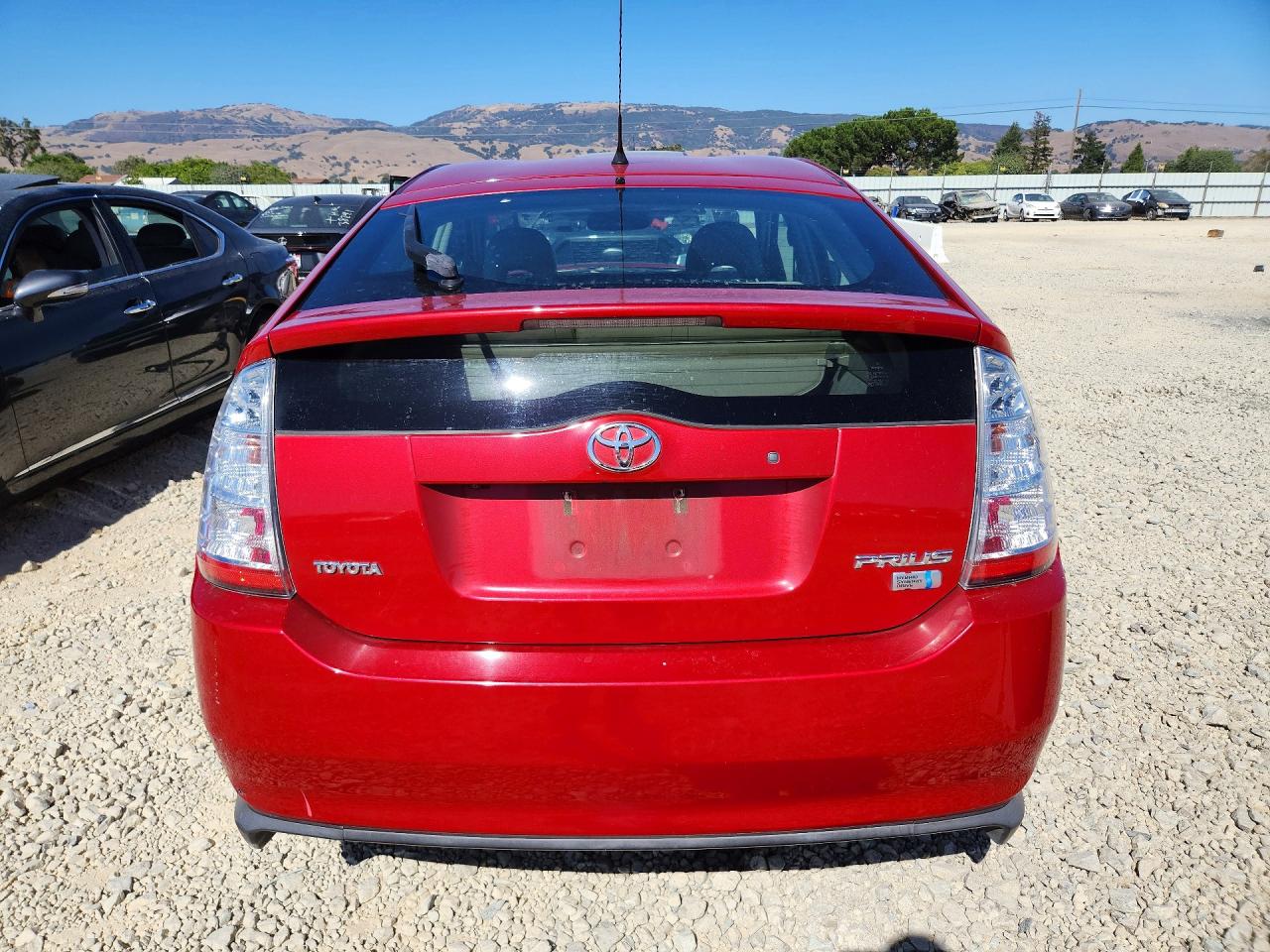 2007 Toyota Prius Base Красный vin: JTDKB20U377659628
