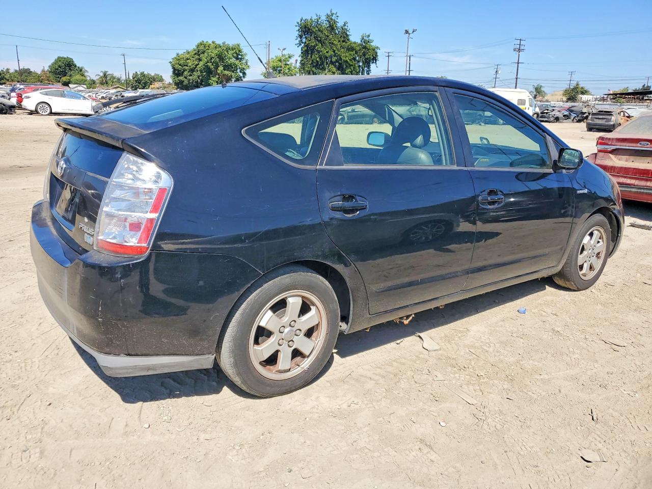 2007 Toyota Prius Base Black vin: JTDKB20U377670175