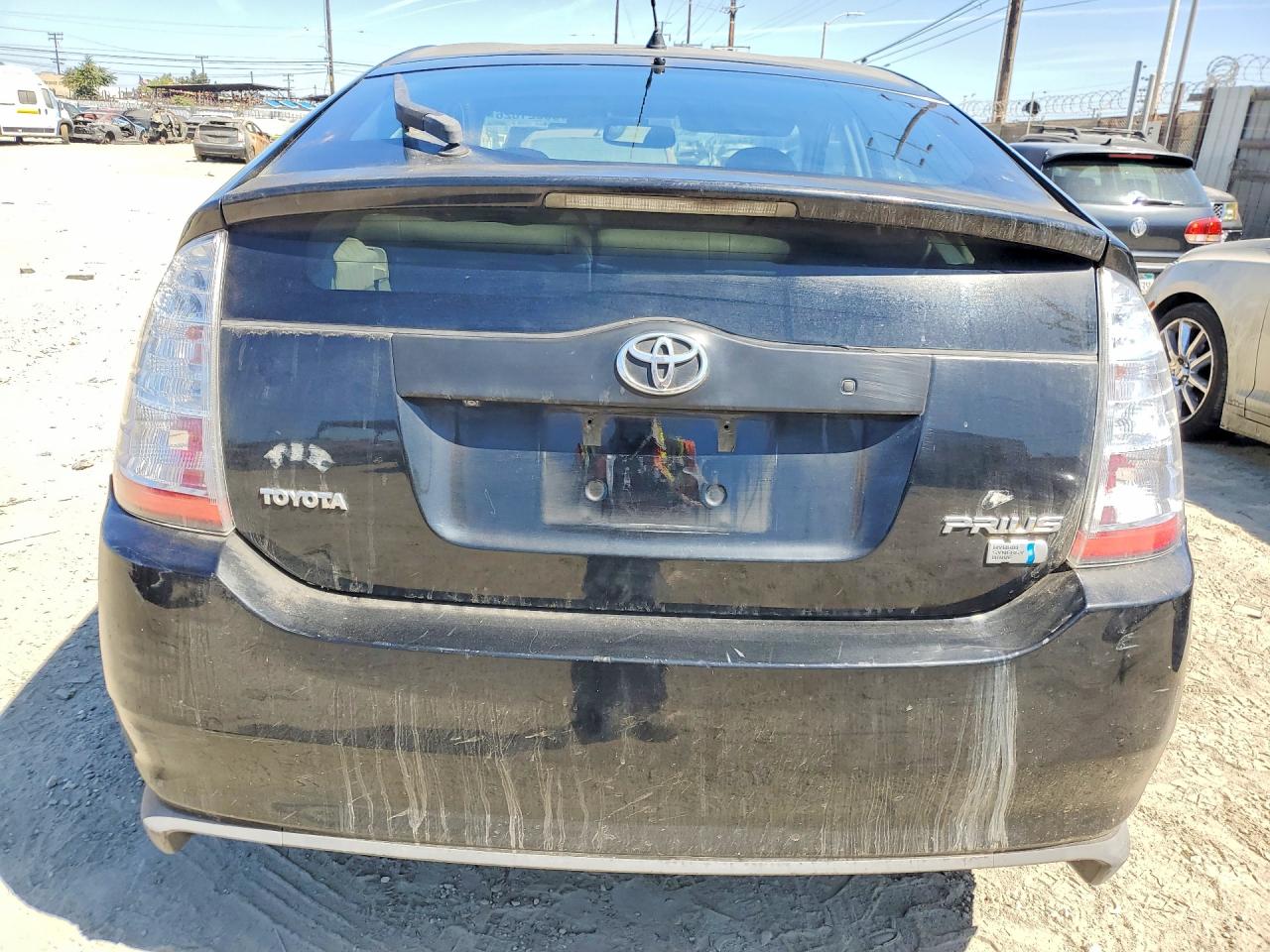 2007 Toyota Prius Base Black vin: JTDKB20U377670175