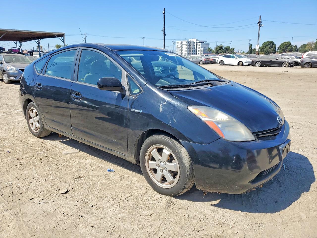 2007 Toyota Prius Base Black vin: JTDKB20U377670175