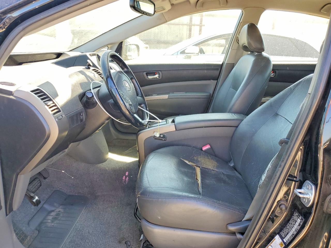 2007 Toyota Prius Base Black vin: JTDKB20U377670175