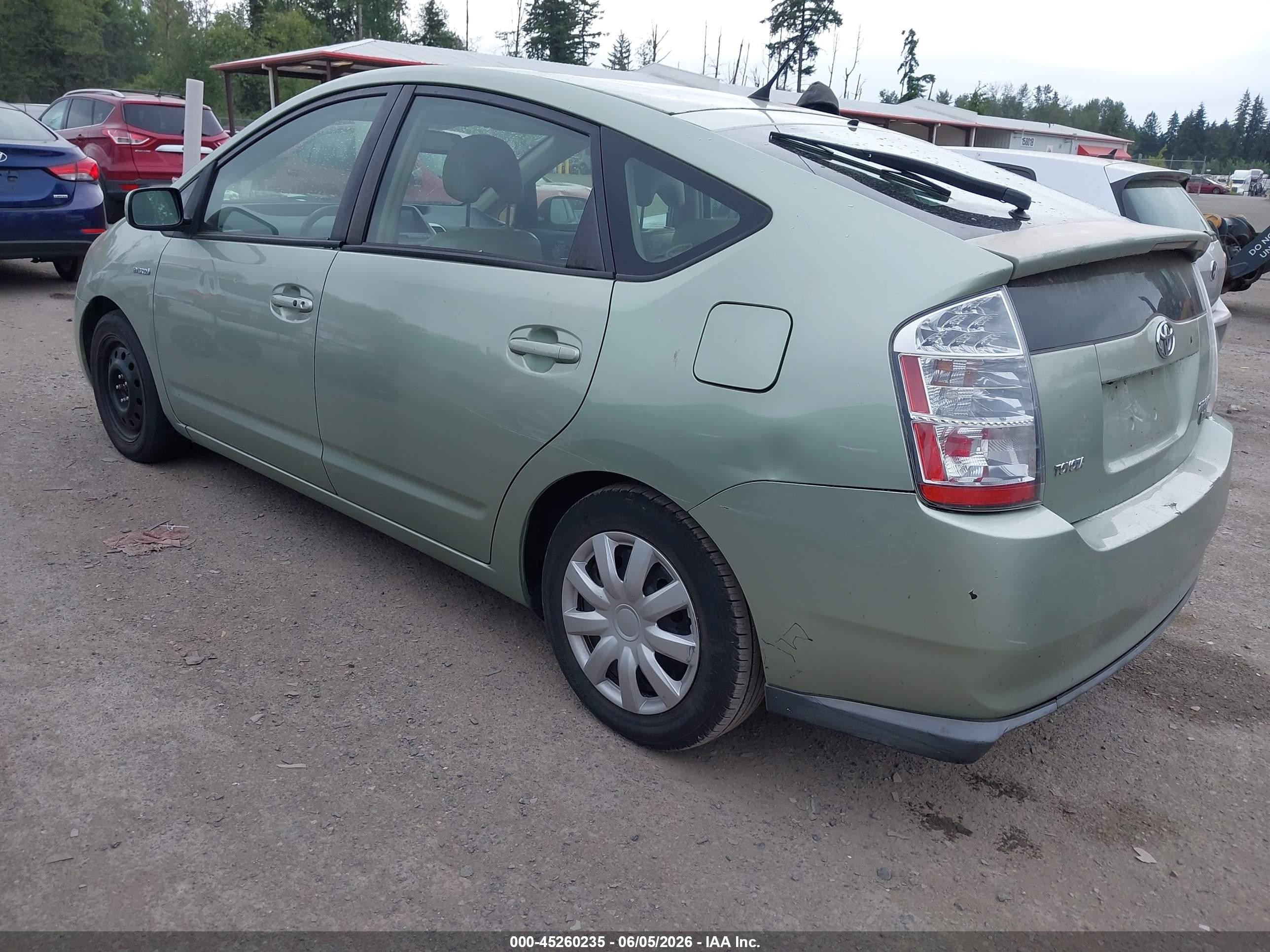 2007 Toyota Prius   Green vin: JTDKB20U377670502