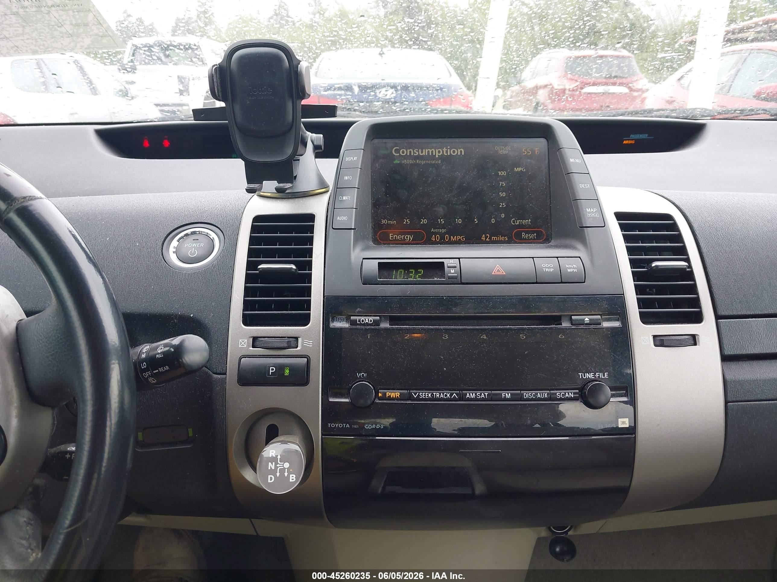 2007 Toyota Prius   Green vin: JTDKB20U377670502
