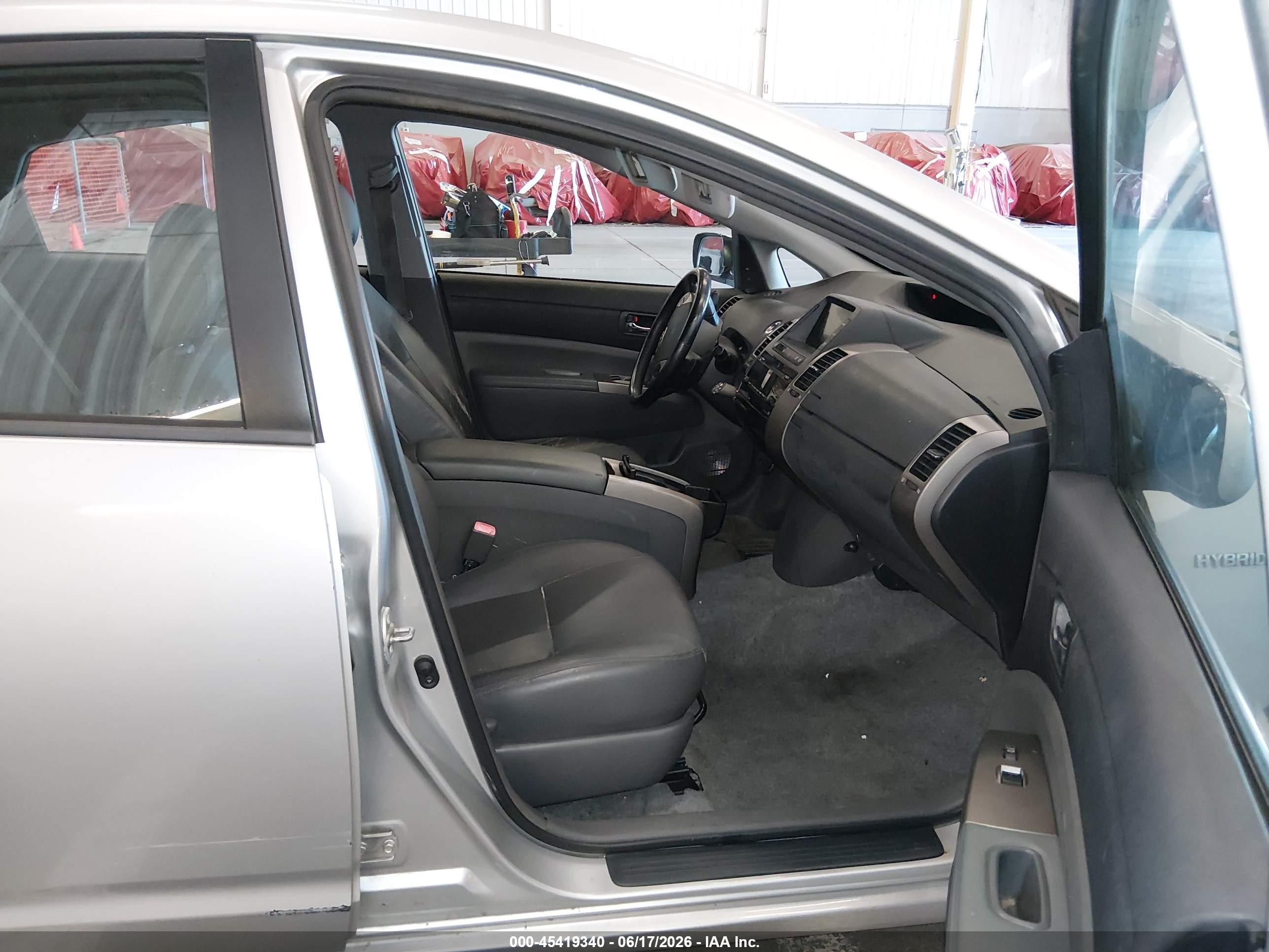 2007 Toyota Prius Touring Silver vin: JTDKB20U377673299