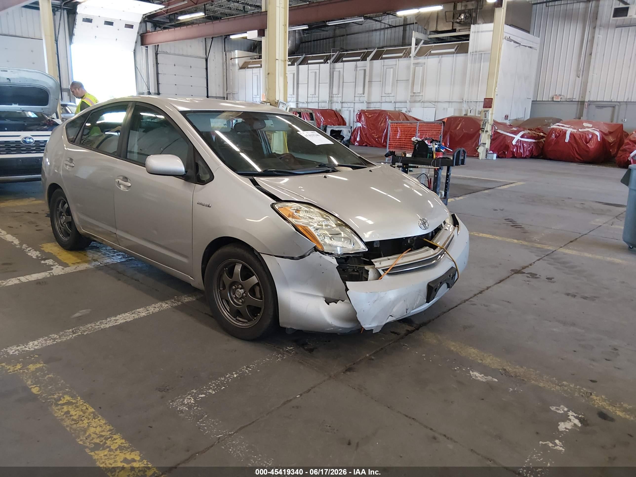 2007 Toyota Prius Touring Silver vin: JTDKB20U377673299