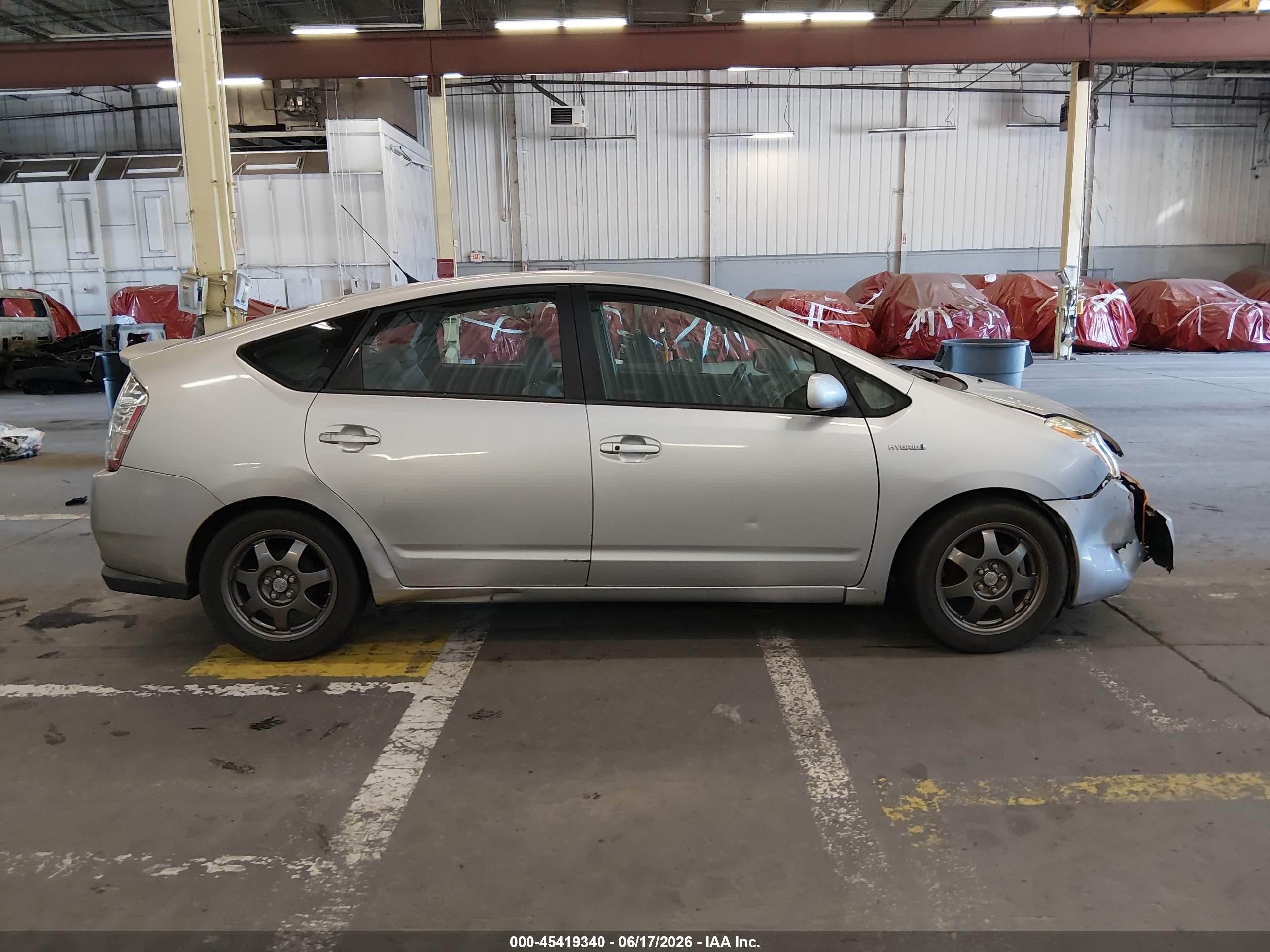 2007 Toyota Prius Touring Silver vin: JTDKB20U377673299