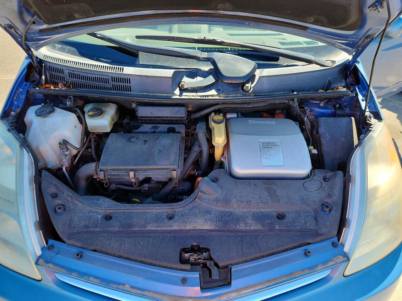 2007 Toyota Prius Base Blue vin: JTDKB20U377674226