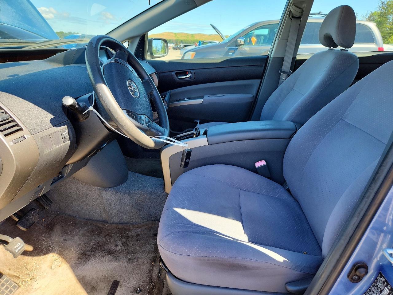 2007 Toyota Prius Base Blue vin: JTDKB20U377674226