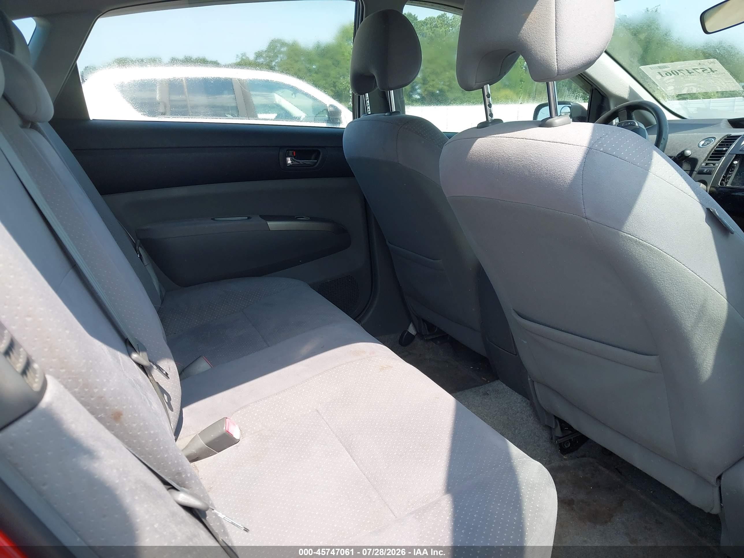 2007 Toyota Prius   Red vin: JTDKB20U377681757