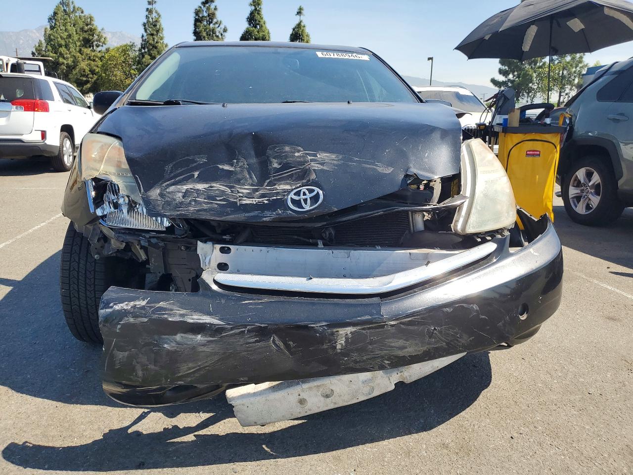 2007 Toyota Prius Base Black vin: JTDKB20U377684254
