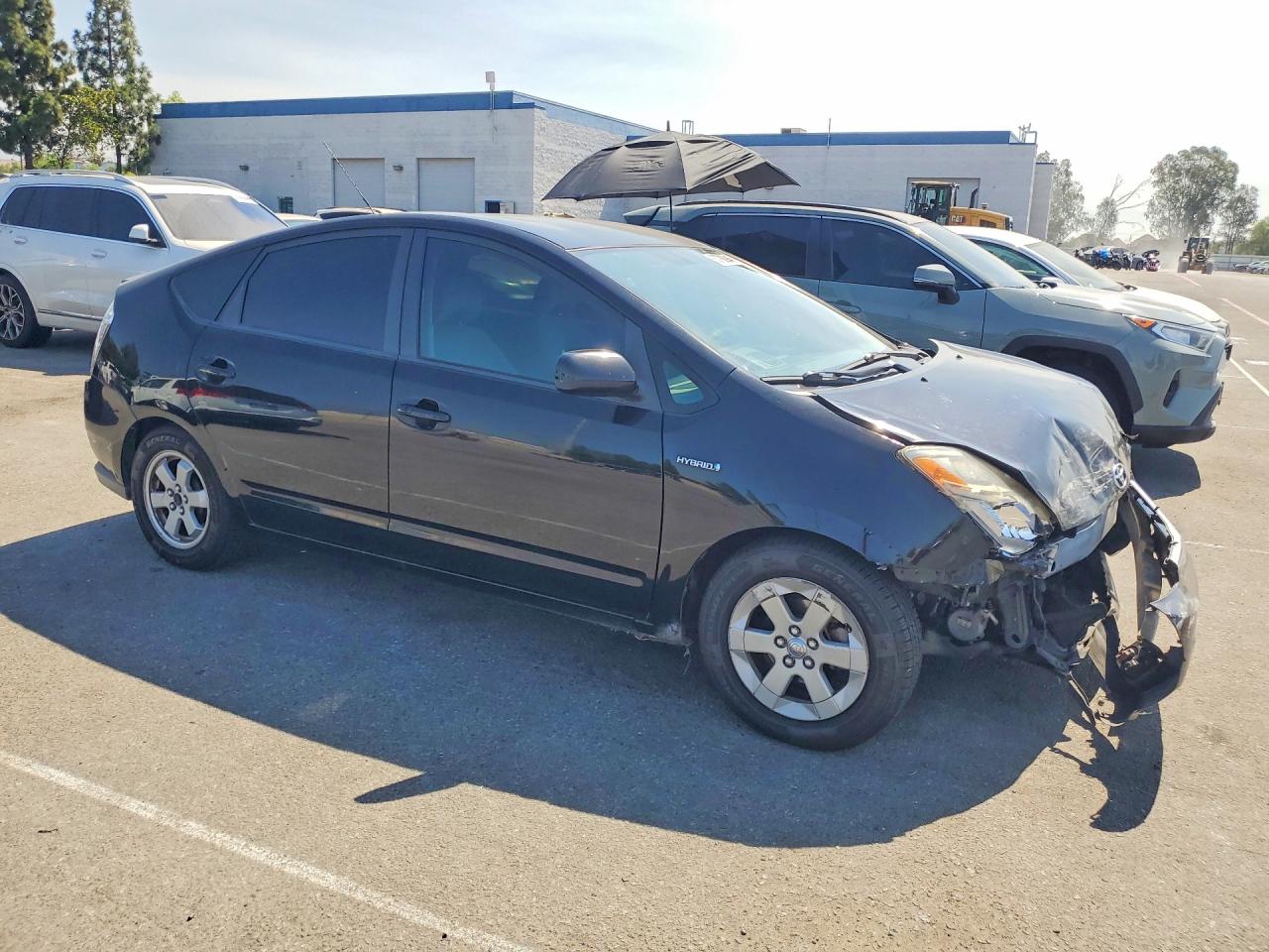 2007 Toyota Prius Base Black vin: JTDKB20U377684254