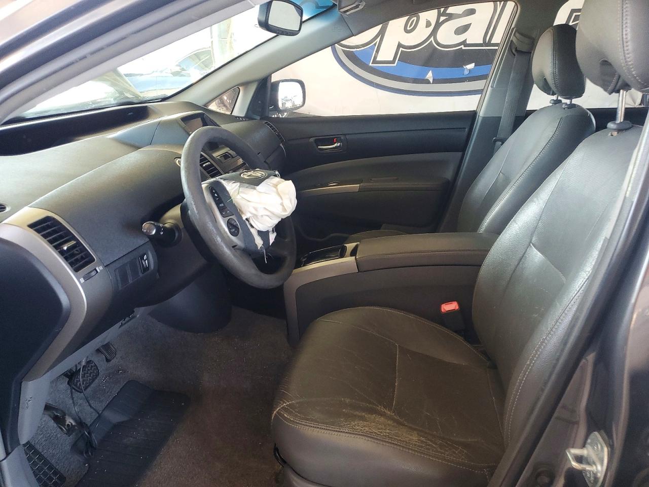 2008 Toyota Prius Base Gray vin: JTDKB20U383303544