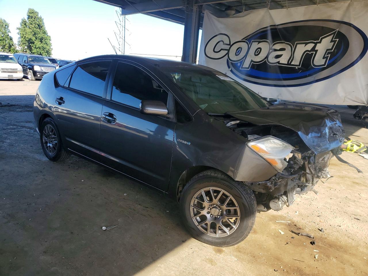 2008 Toyota Prius Base Gray vin: JTDKB20U383303544