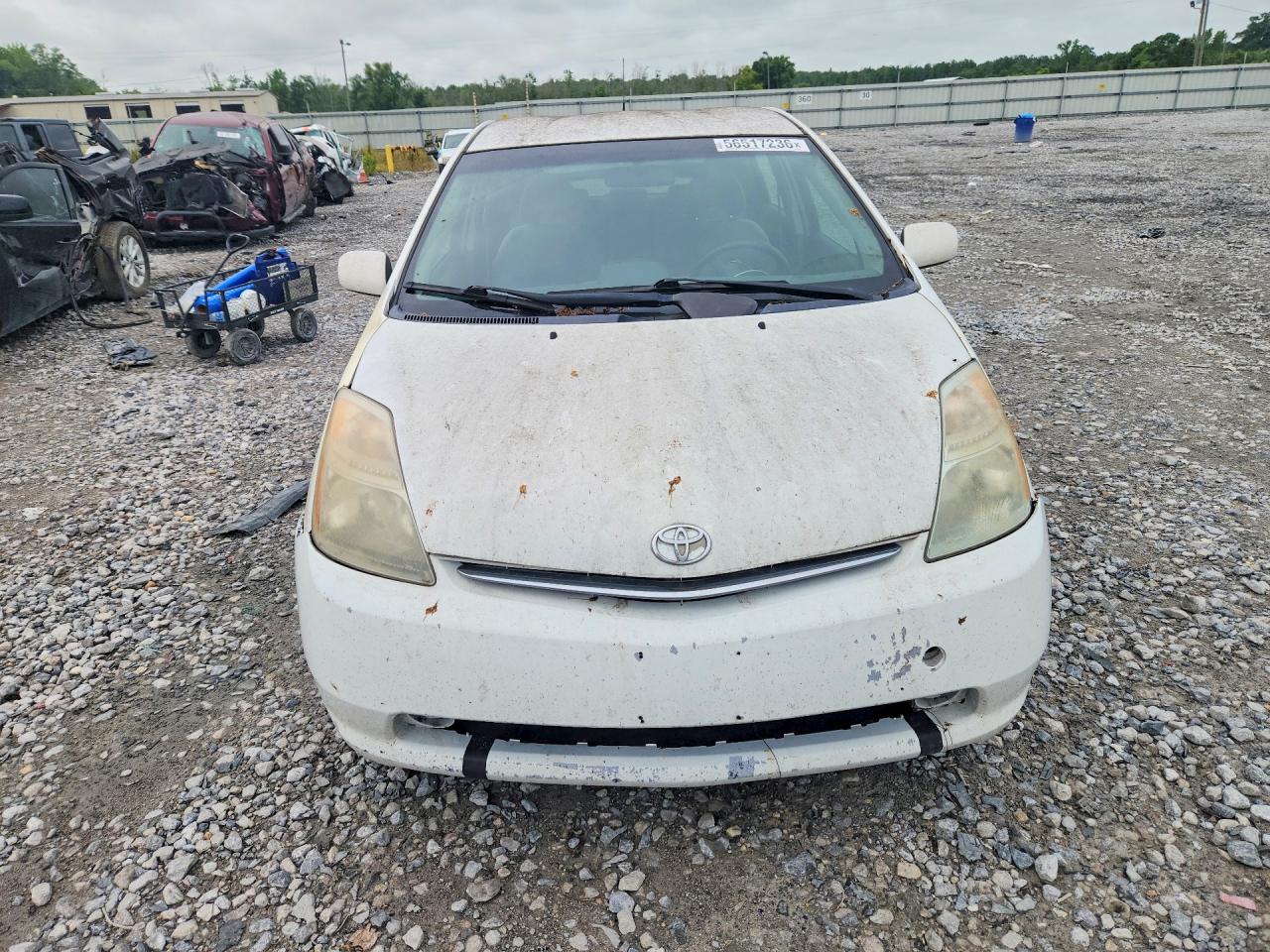 2008 Toyota Prius Base White vin: JTDKB20U383312521