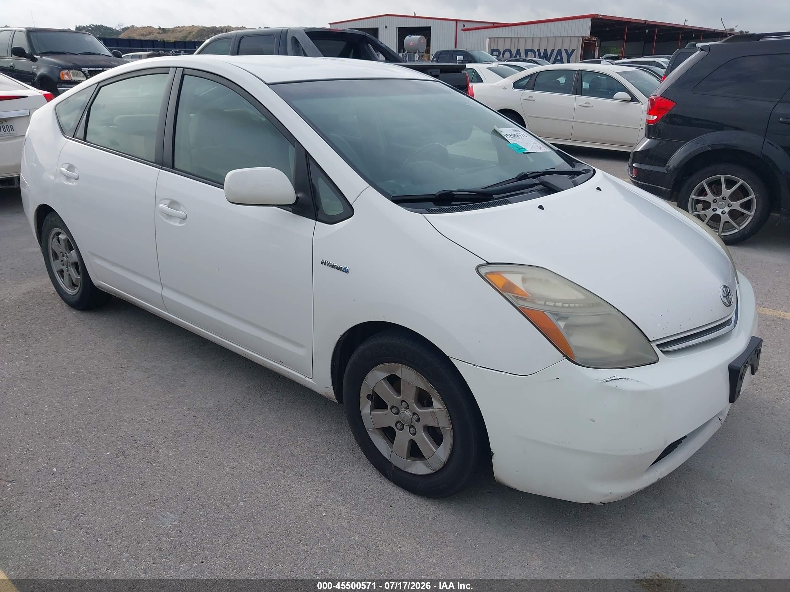 2008 Toyota Prius   Белый vin: JTDKB20U383312664