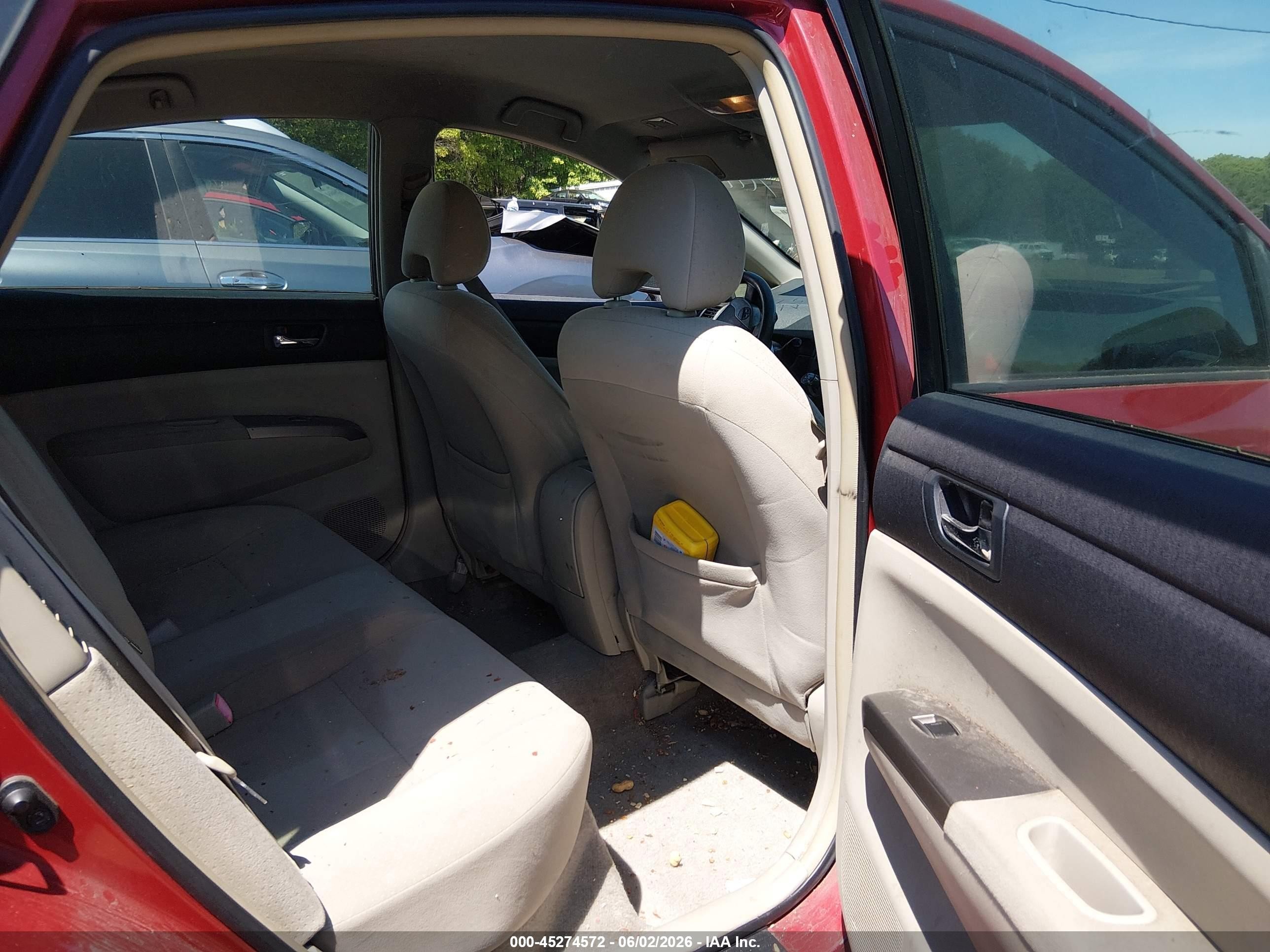 2008 Toyota Prius Touring Red vin: JTDKB20U383312695