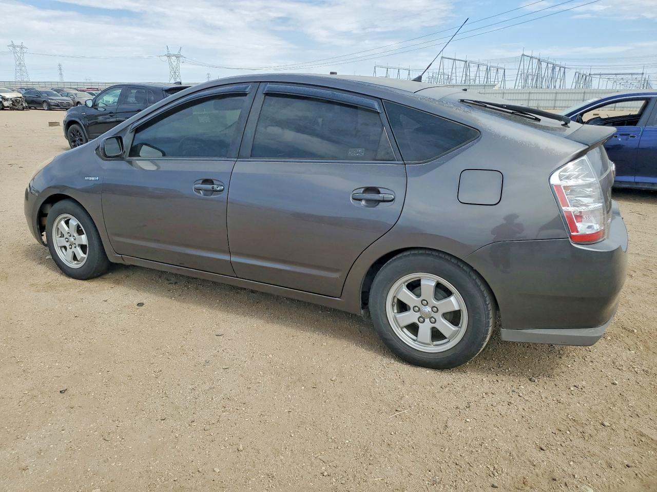 2008 Toyota Prius Base Gray vin: JTDKB20U383314656