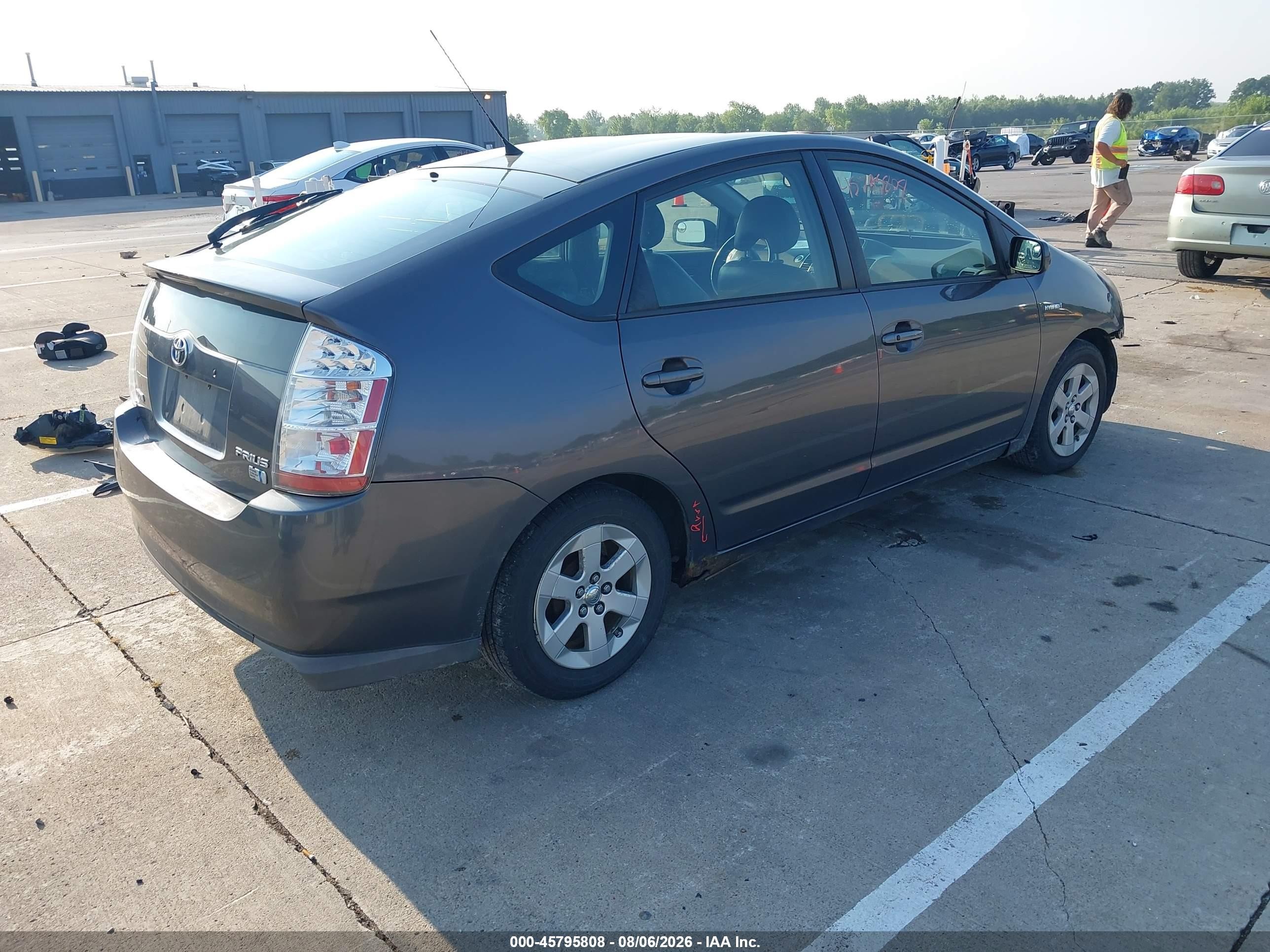 2008 Toyota Prius Серый vin: JTDKB20U383321784