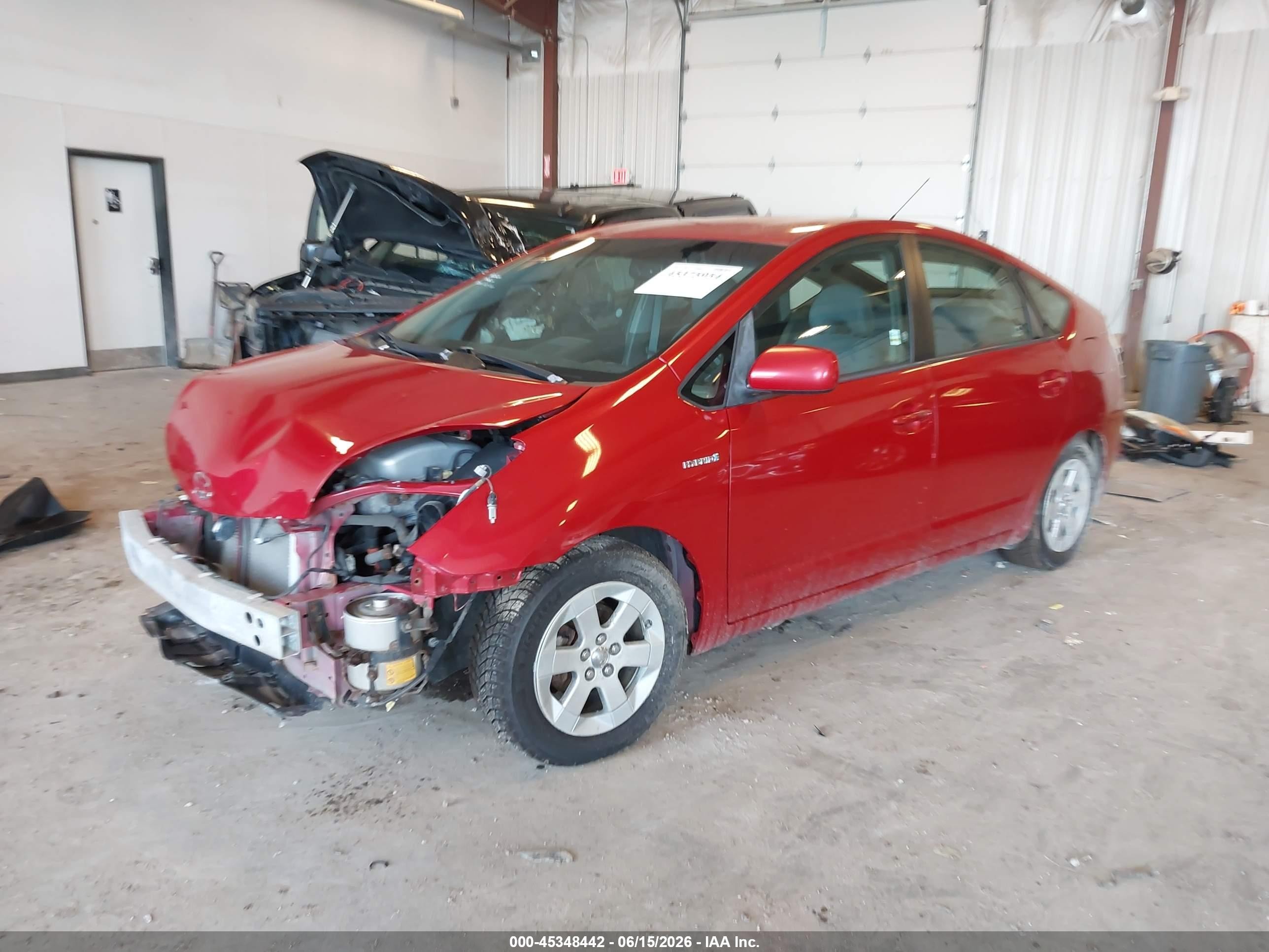 2008 Toyota Prius   Red vin: JTDKB20U383323227