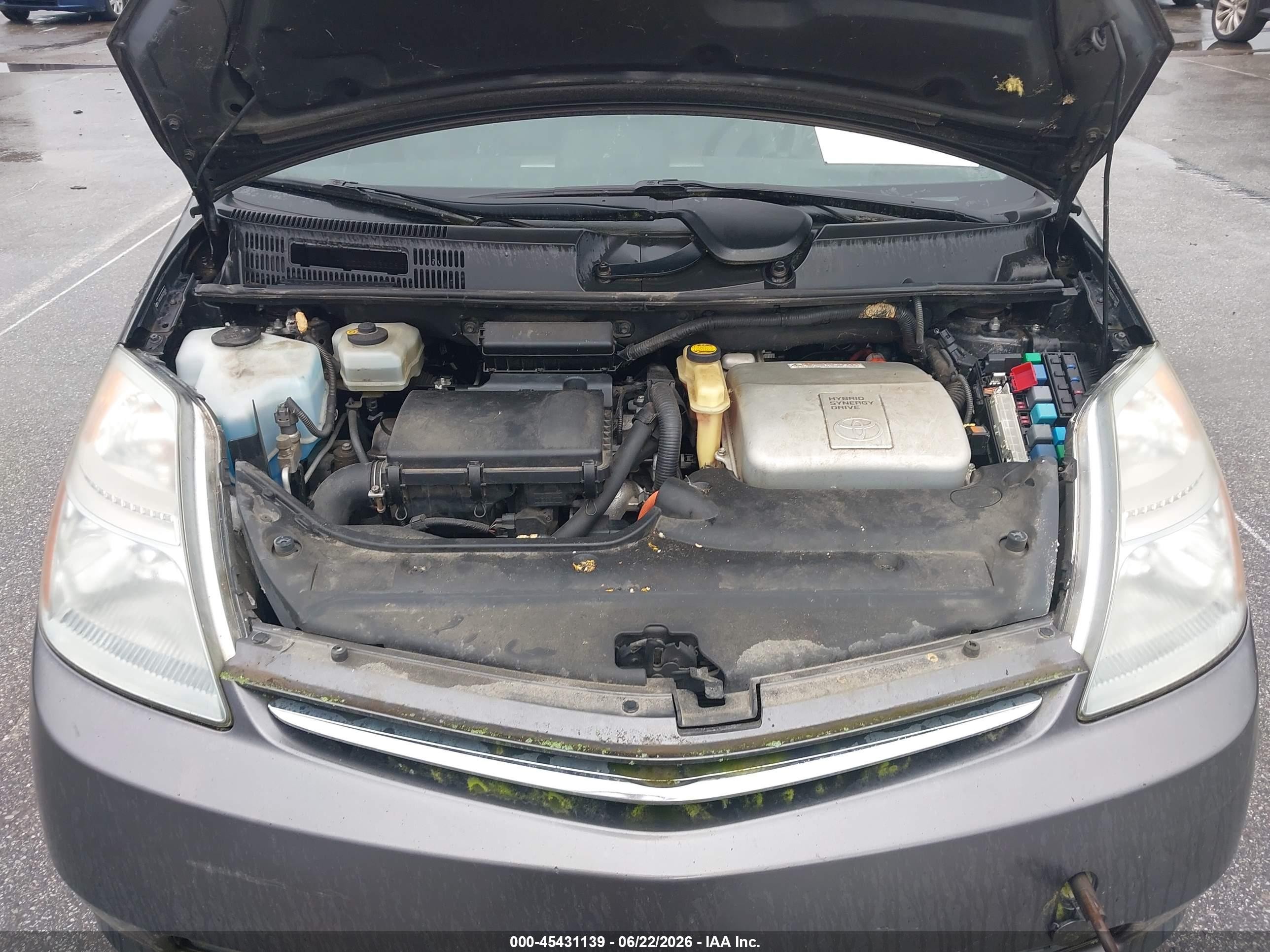 2008 Toyota Prius   Gray vin: JTDKB20U383328685