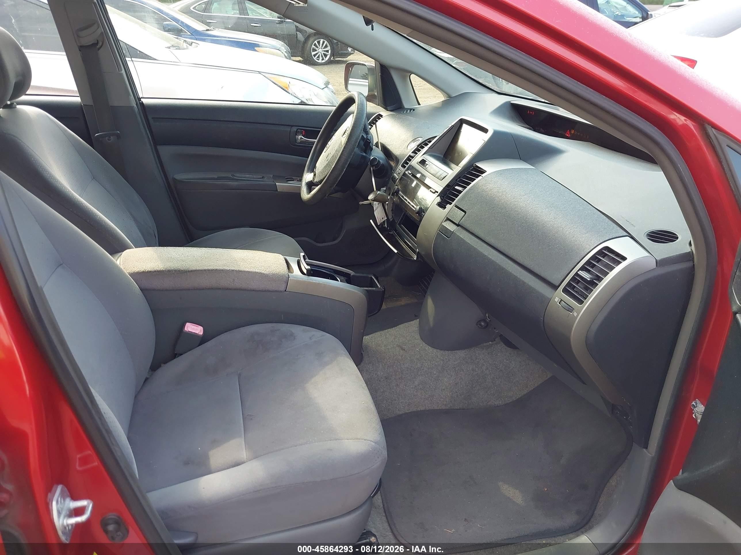 2008 Toyota Prius   Red vin: JTDKB20U383330338